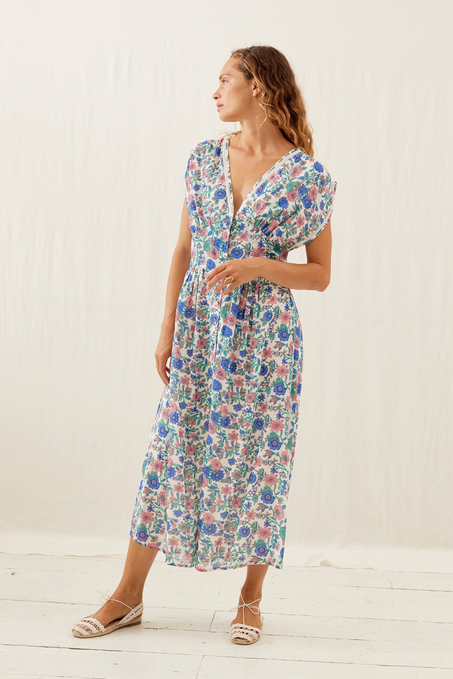 DRESS TYLIA BLUE SUMMER MEADOW 1