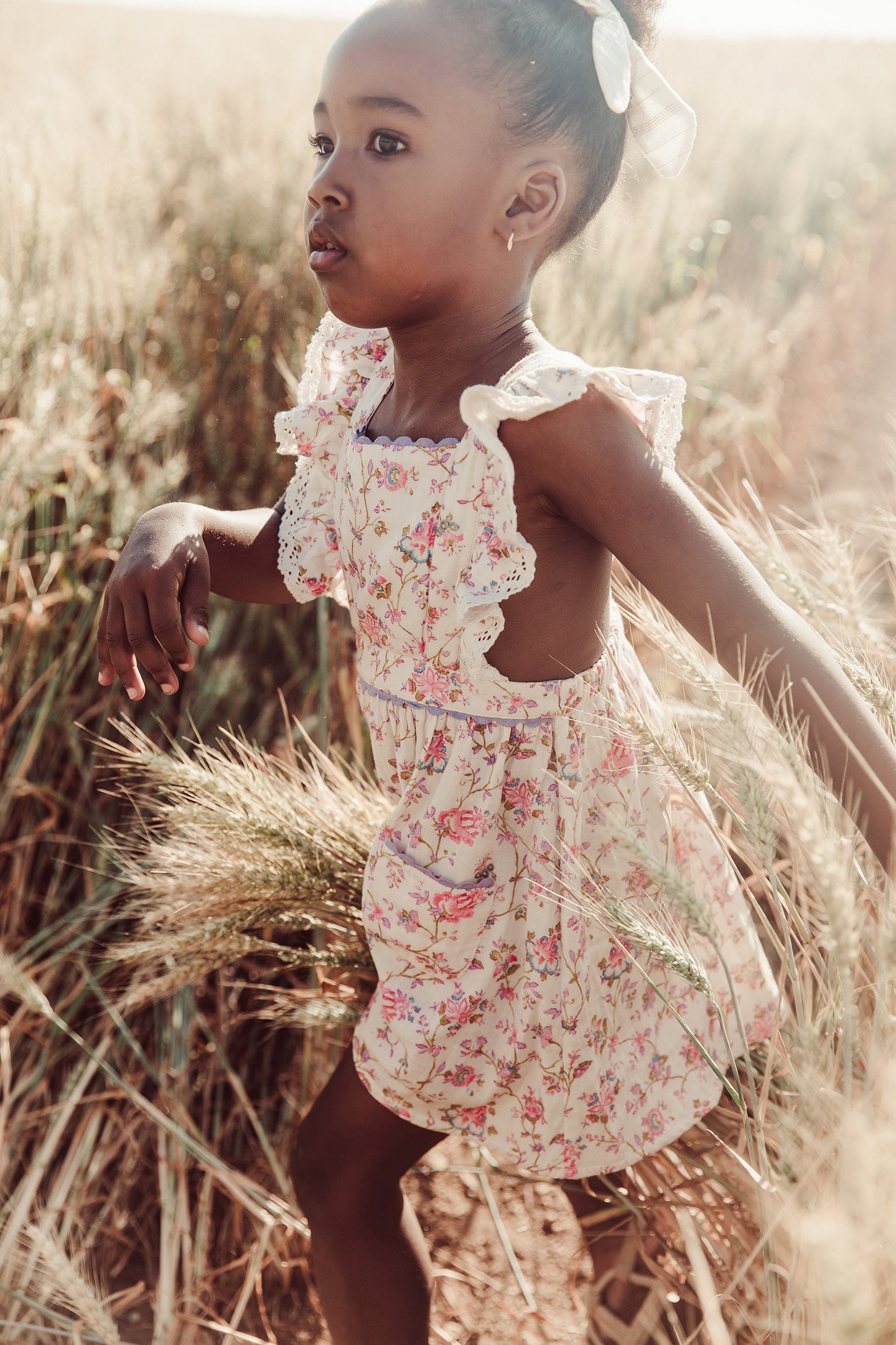 DRESS HUGUETTE CREAM BUCOLIA FIELDS 2