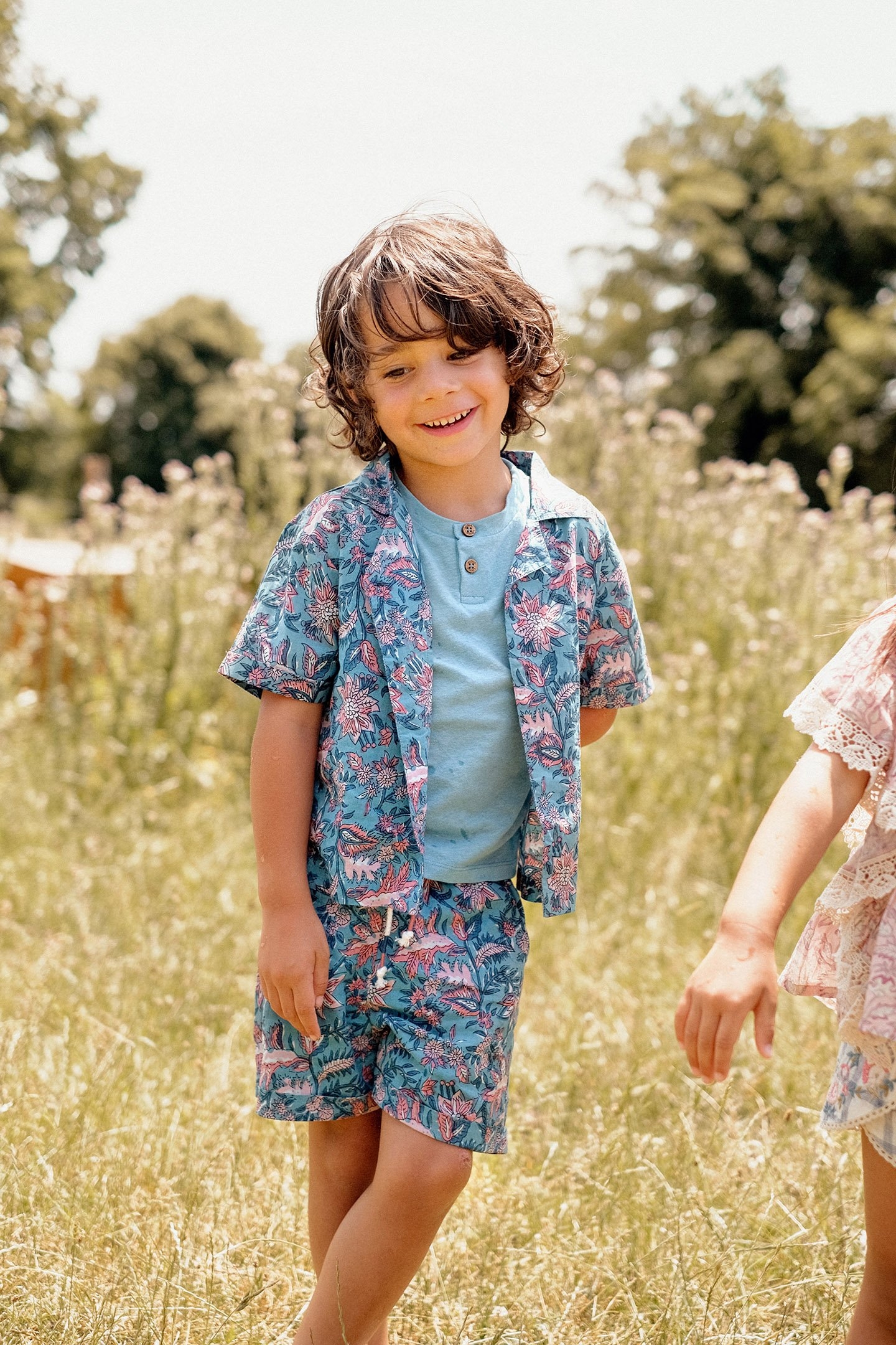 SHIRT ALOV TEAL GARDEN OF EDEN 1