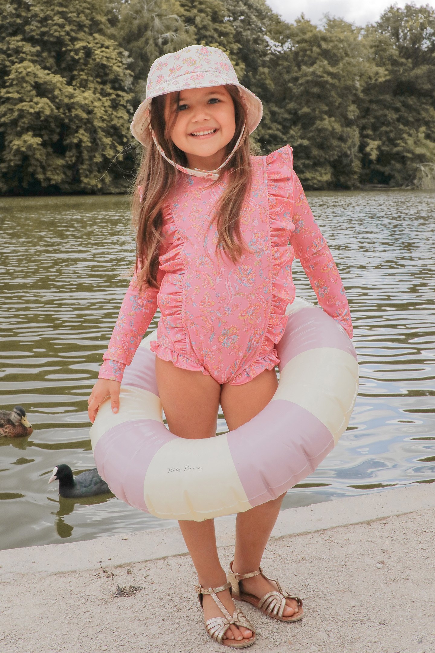 SUN HAT DEVY CREAM BUCOLIA FIELDS 3