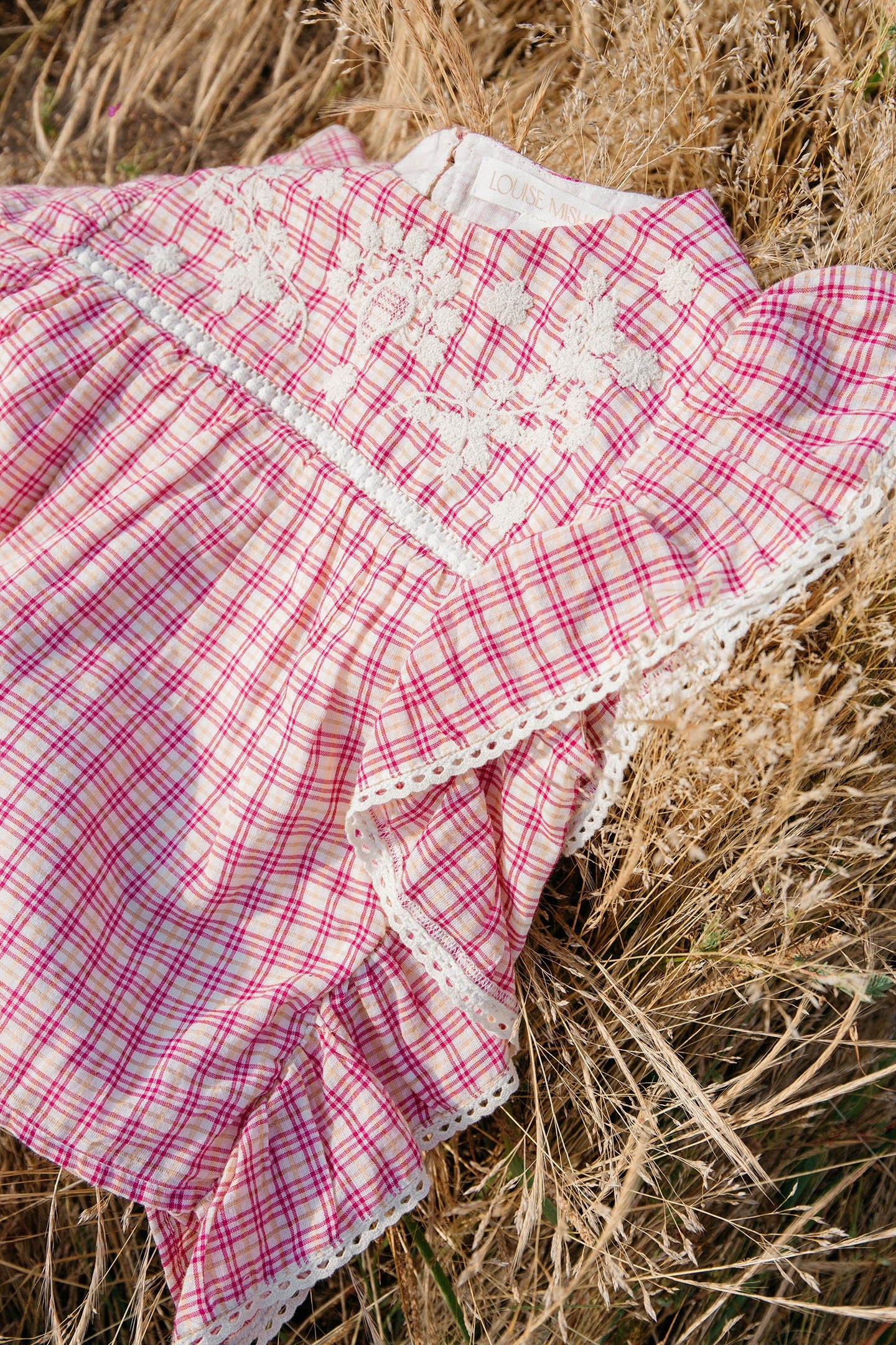 BLOUSE MALA FUCHSIA TARTAN JOY 8