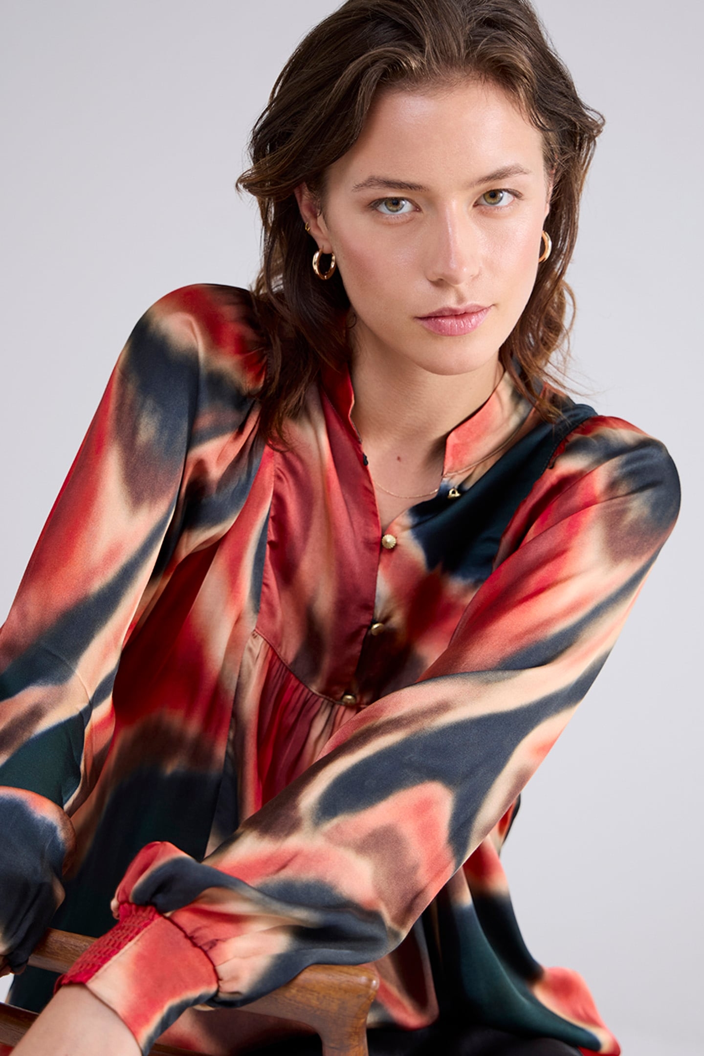 TOP BLURY PRINT MULTICOLOUR 3