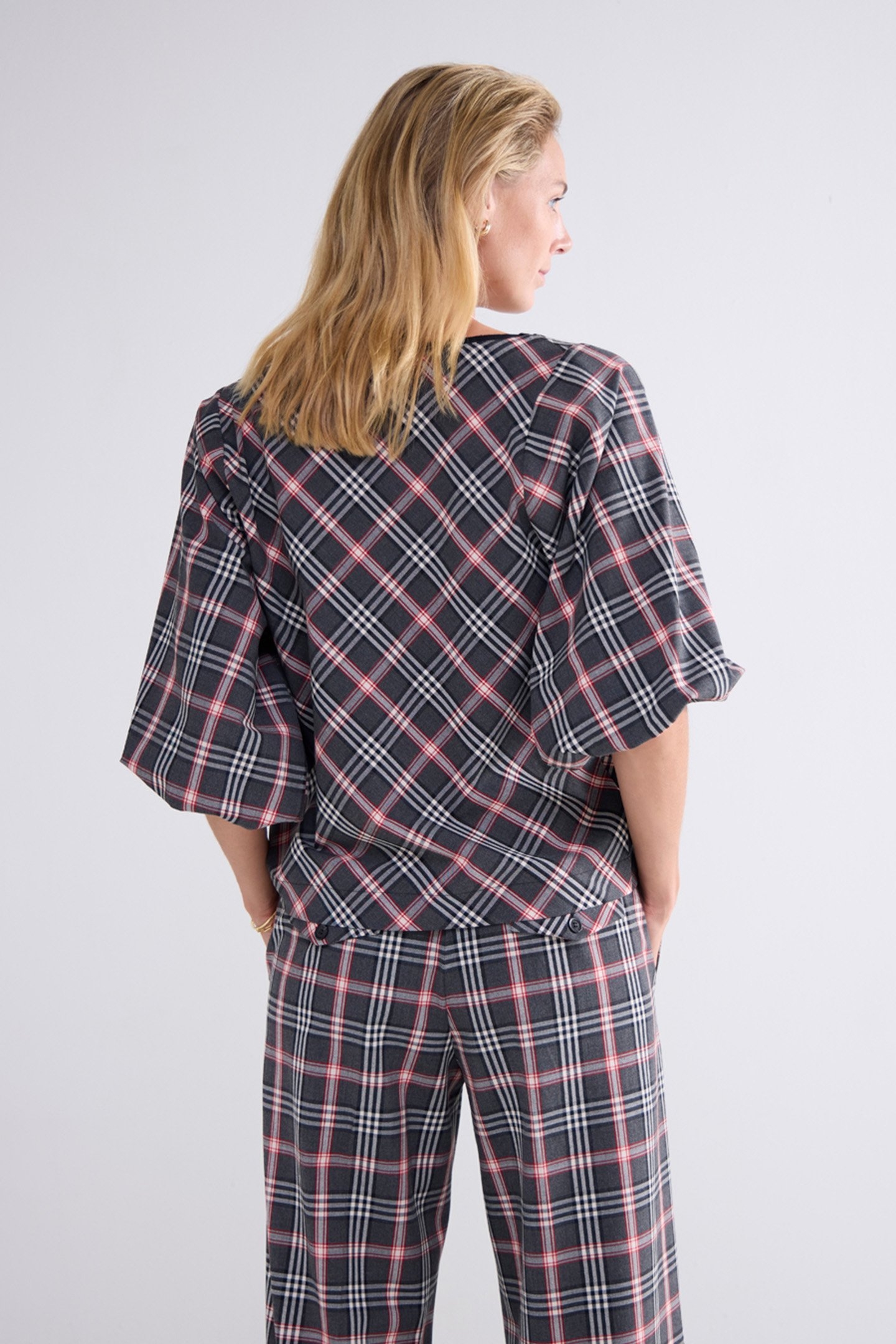 TOP CHECK IN RED MULTICOLOUR 2