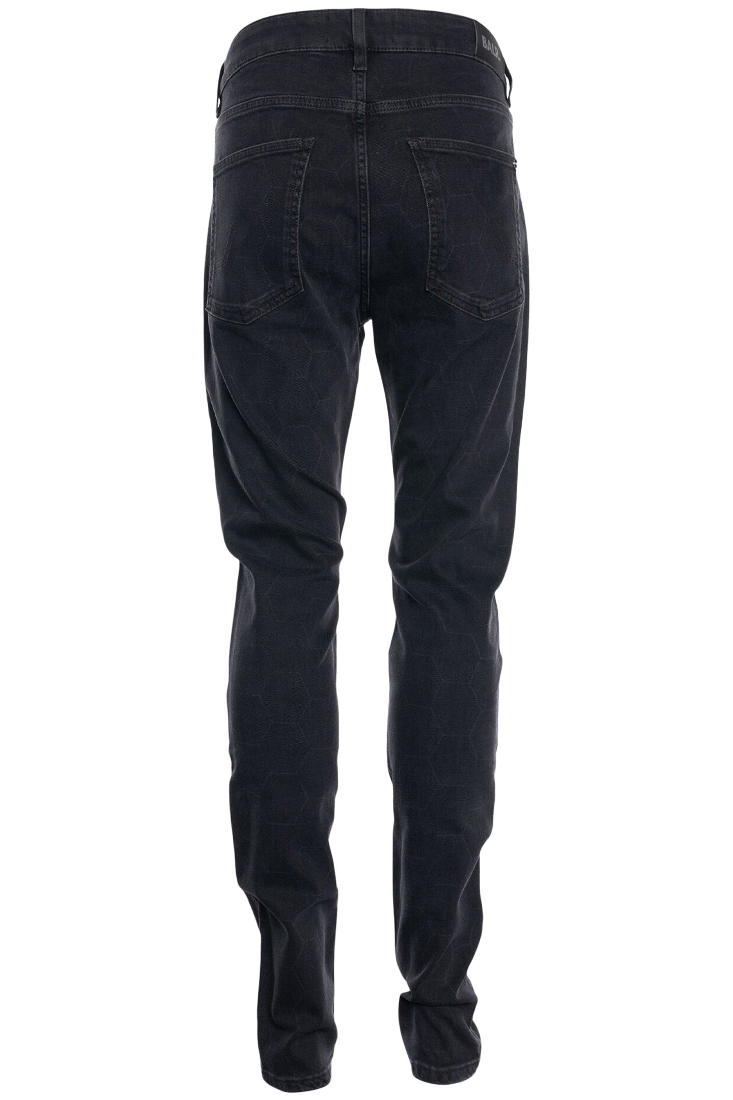 BALR. ALLOVER LASER HEXAGON JEANS SKINNY DENIM GREY 2