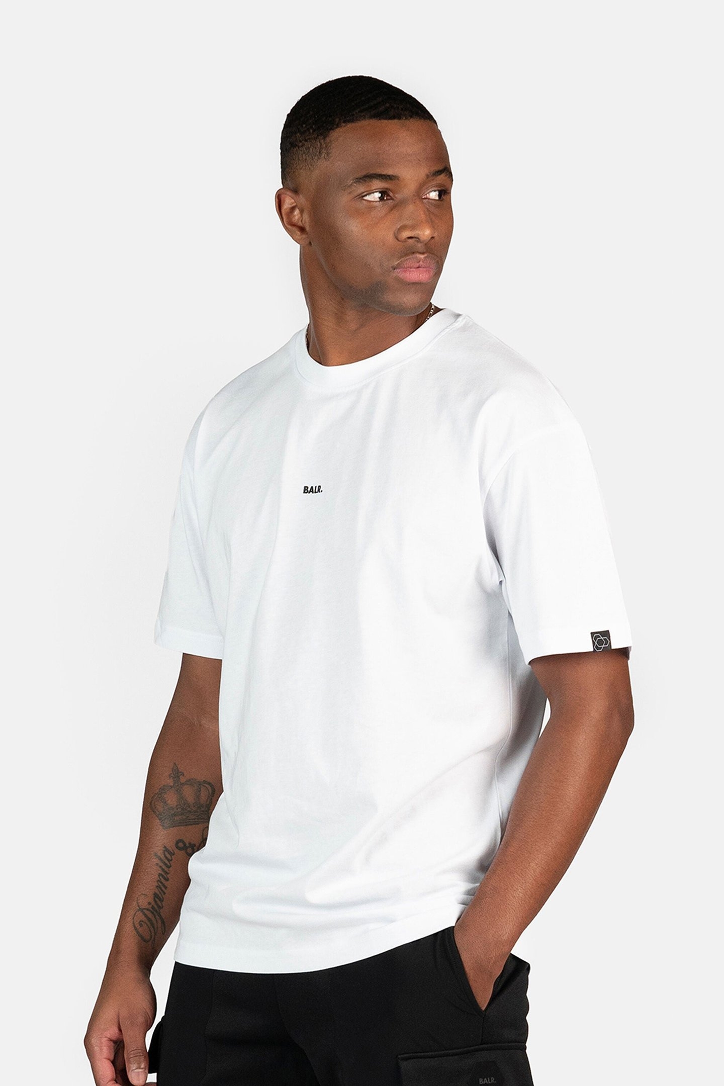 BRAND BOX FIT T-SHIRT BRIGHT WHITE 1