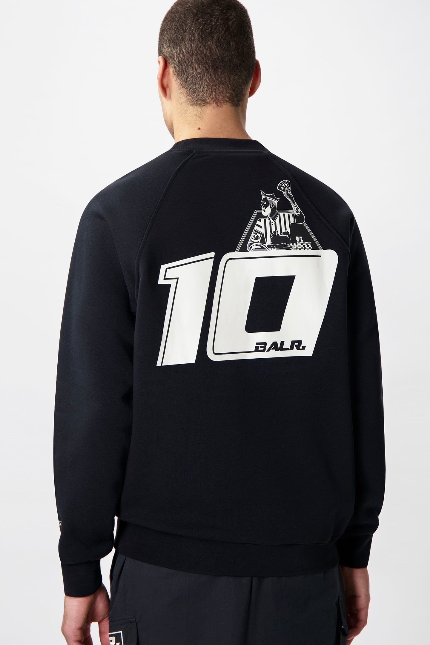 THE CLUB BOX FIT CREWNECK JET BLACK 2