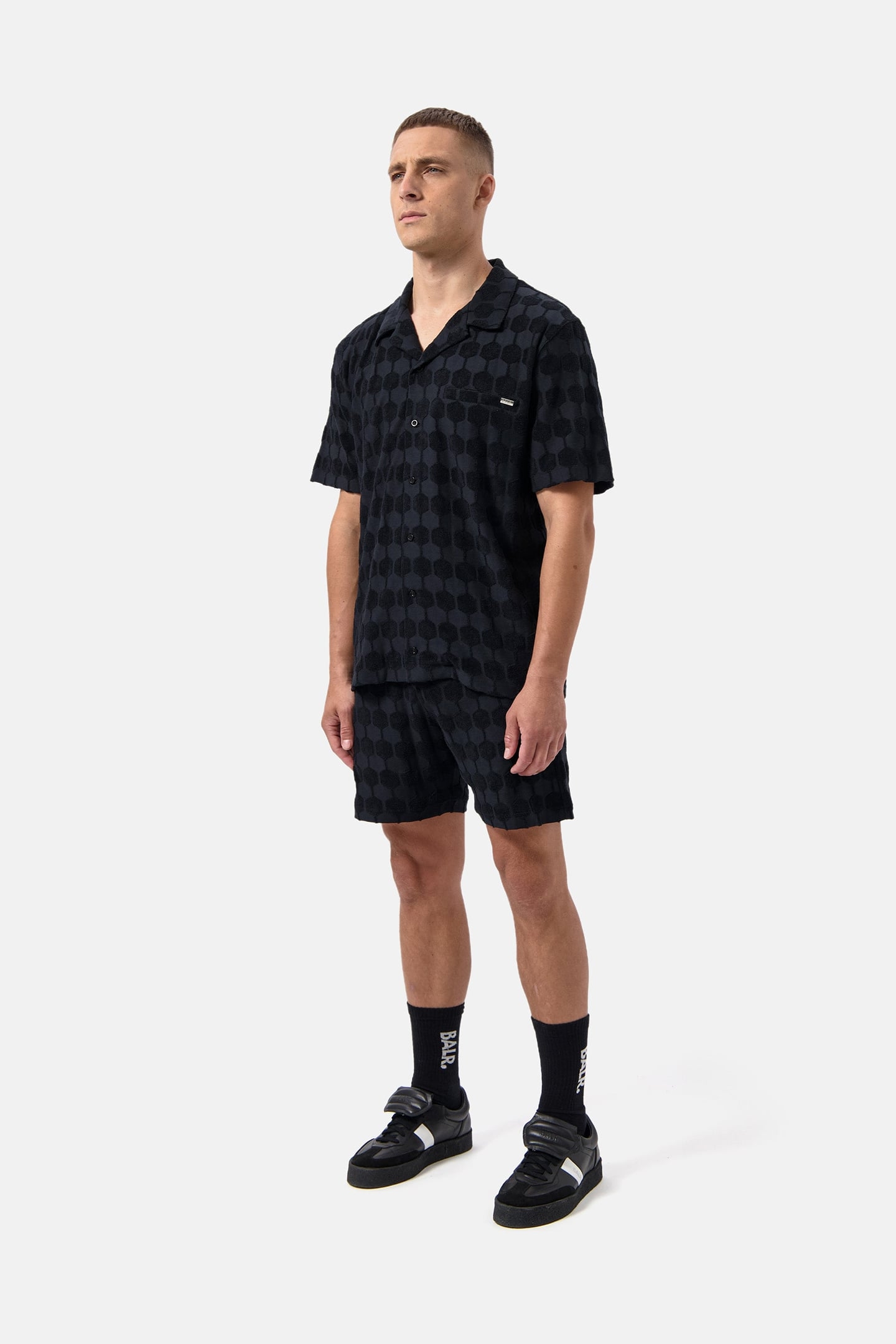 TERRY BOX SHIRT JET BLACK 6