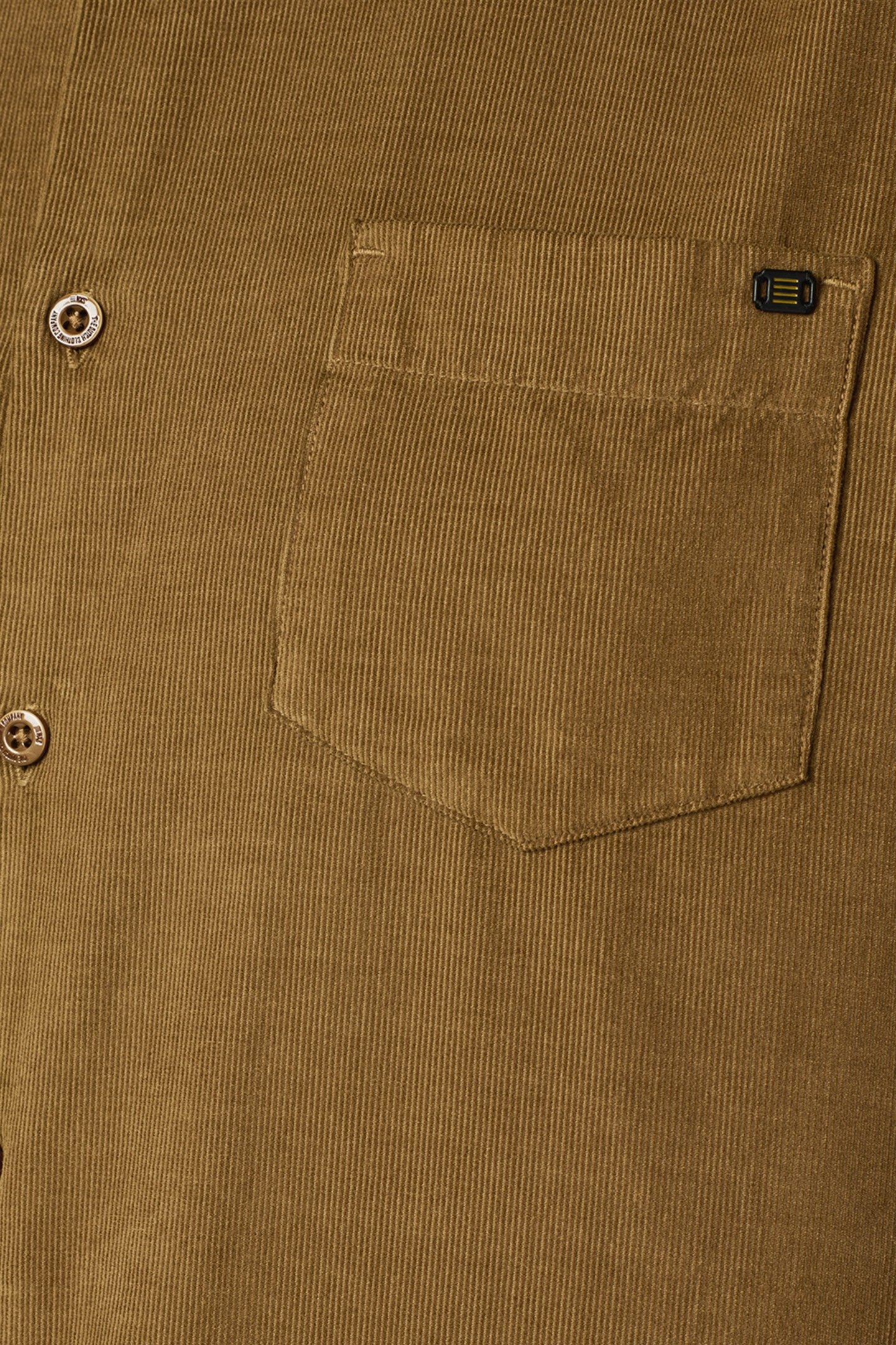 SHIRT CORDUROY SOLID KHAKI 7