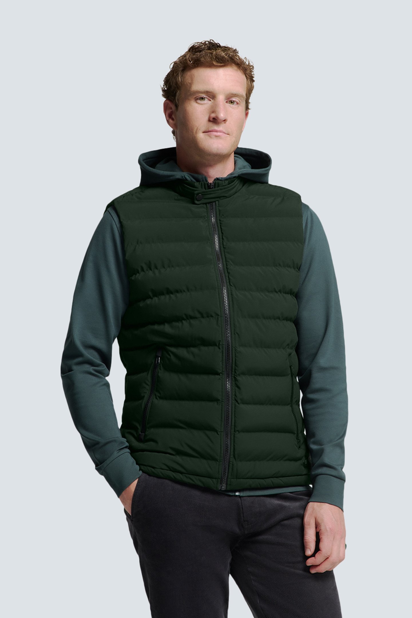 BODYWARMER SEALED DARK MOSS 1