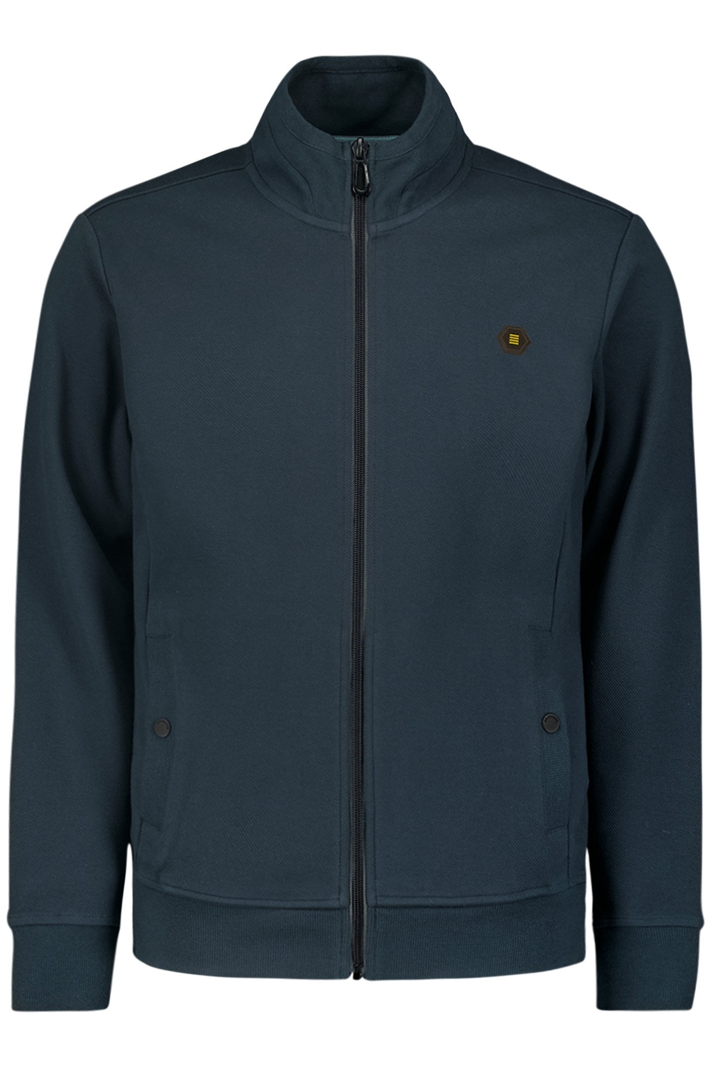 SWEATER FULL ZIPPER TWILL JACQUARD NIGHT 1