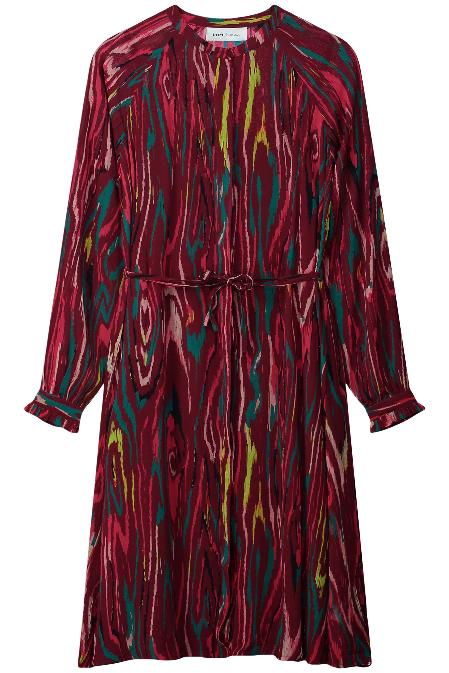 DRESS - WOODY BURGUNDY RED 3