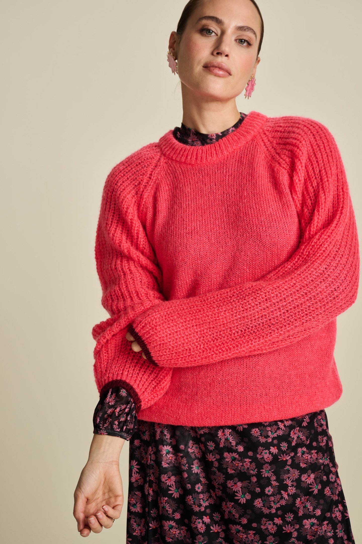 PULLOVER - VIBRANT PINK 4