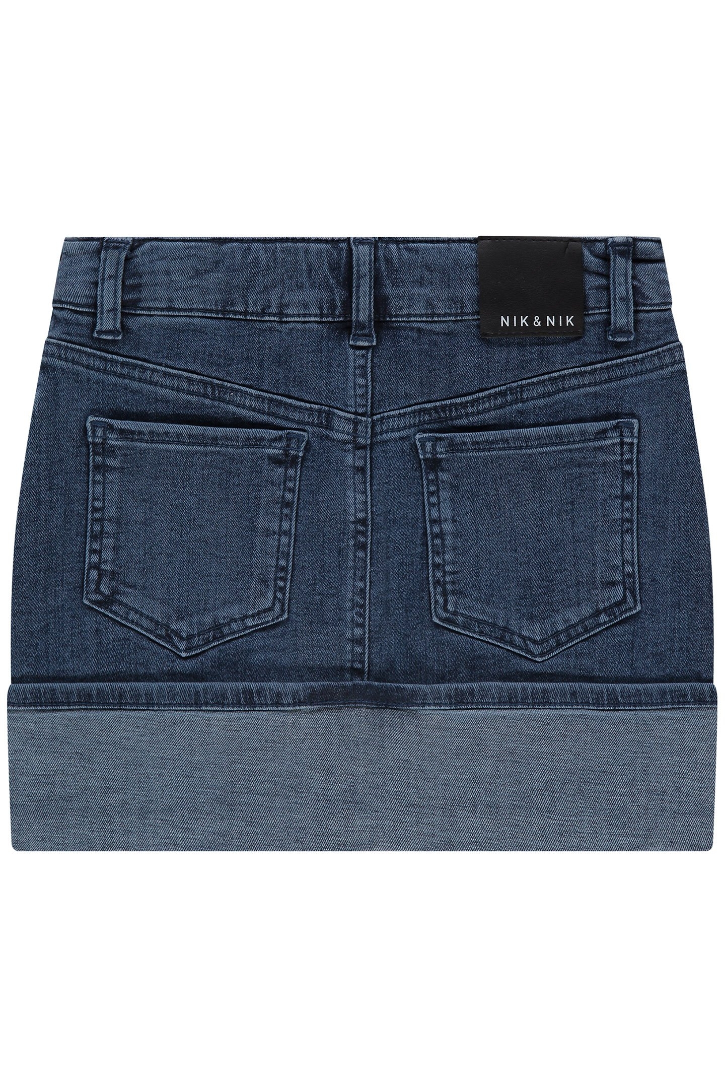 FAY DENIM SKIRT MID BLUE DENIM 2