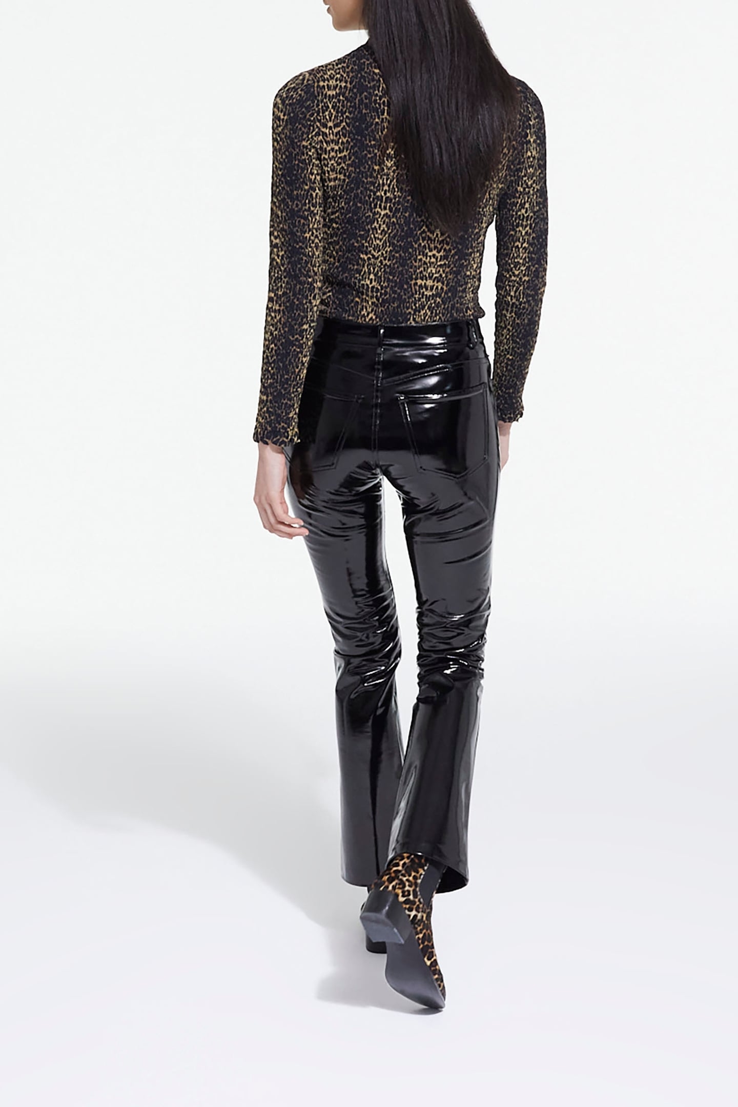 TOP MANCHES LONGUES SMOCK STRIPY LEOPARD 4