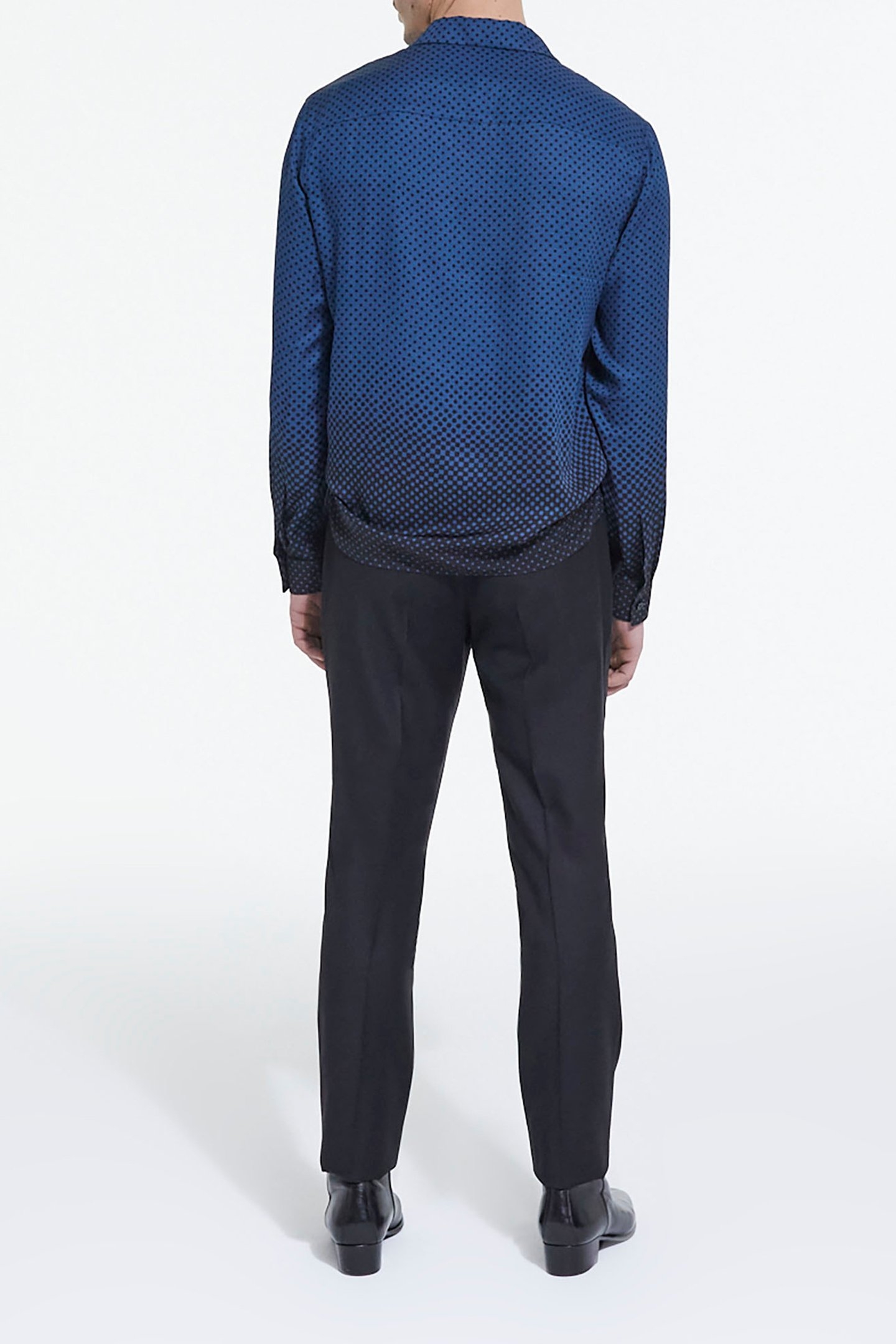 LONG SLEEVE SHIRT BLUE BLACK 3