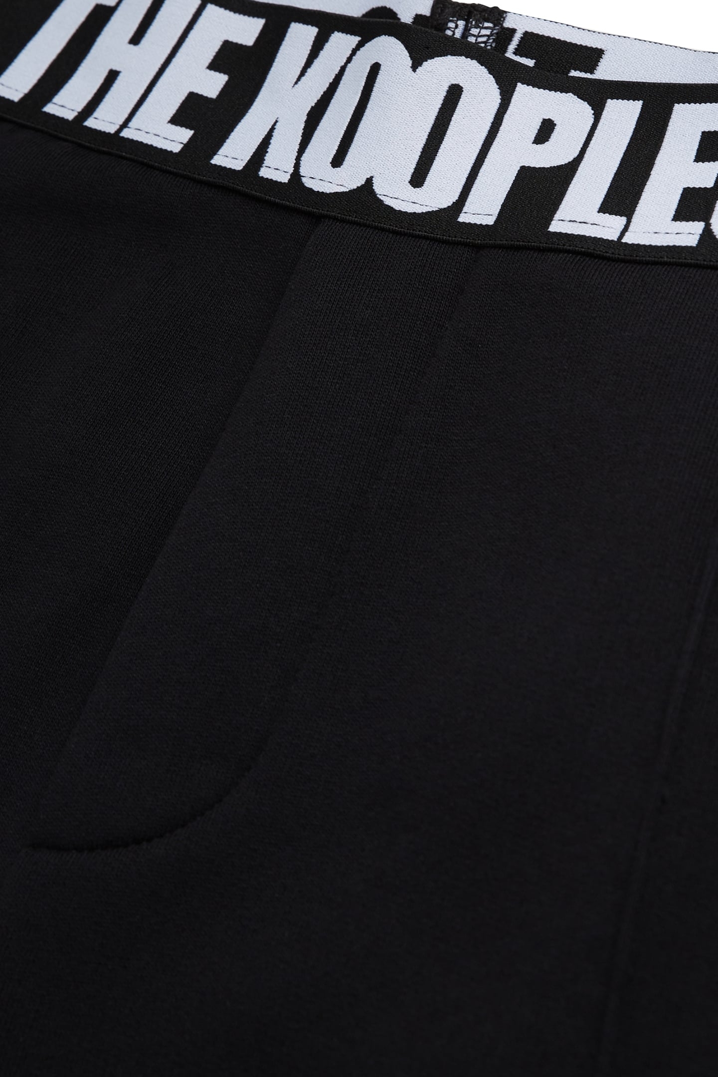 JOGGING BELT LOGO STRIP BLACK 2