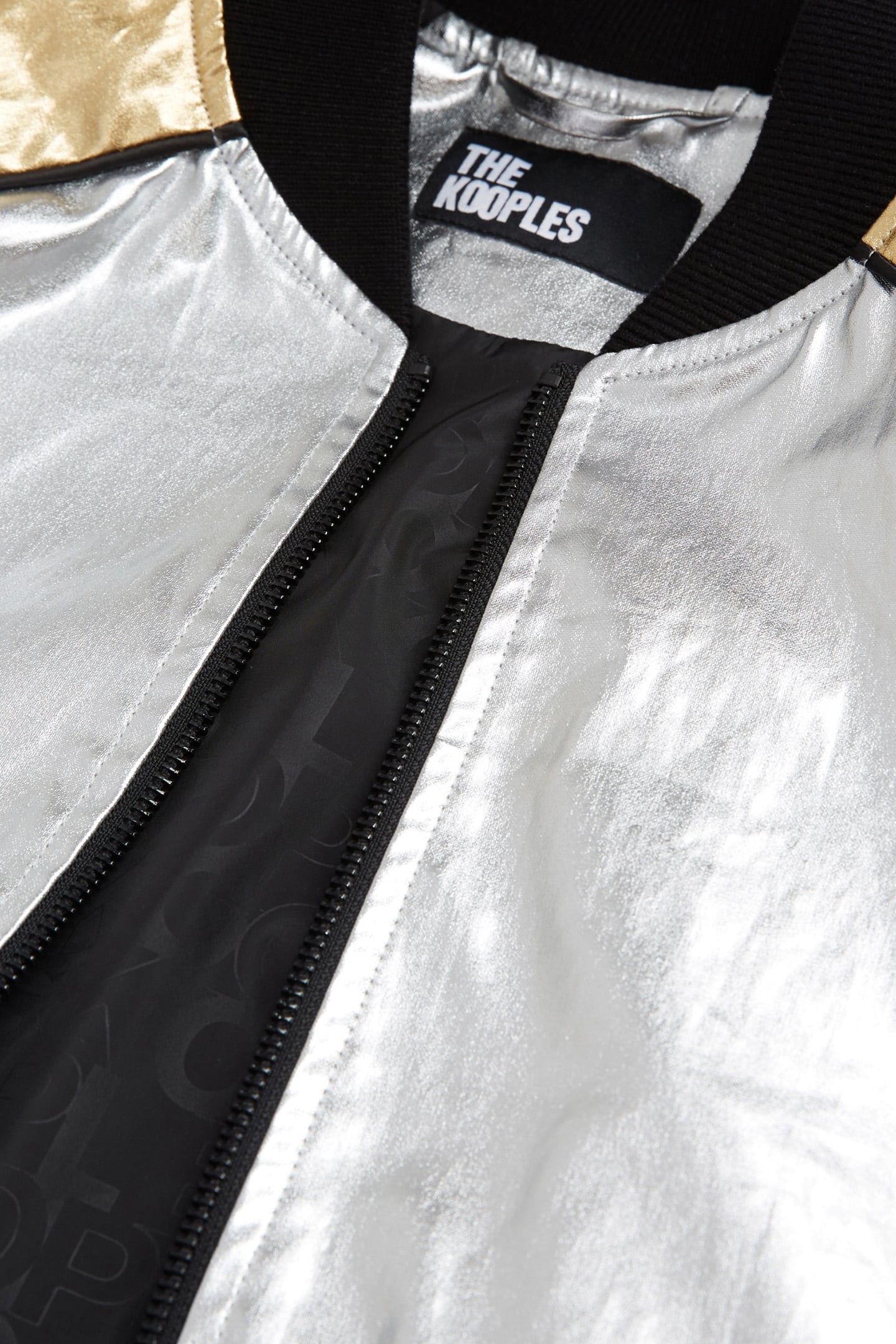 BLOUSON BICOLOR GOLD SILVER SILVER/GOLD 2