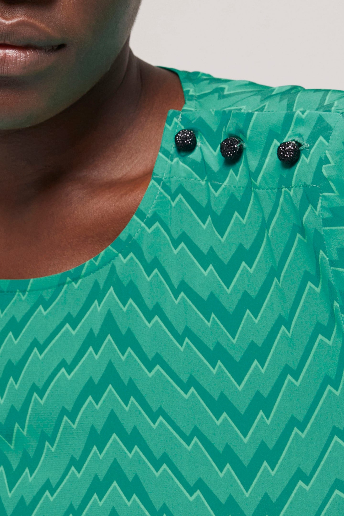 TOP SLEEVES LONGUES PRINT ZIG ZAG GREEN 6