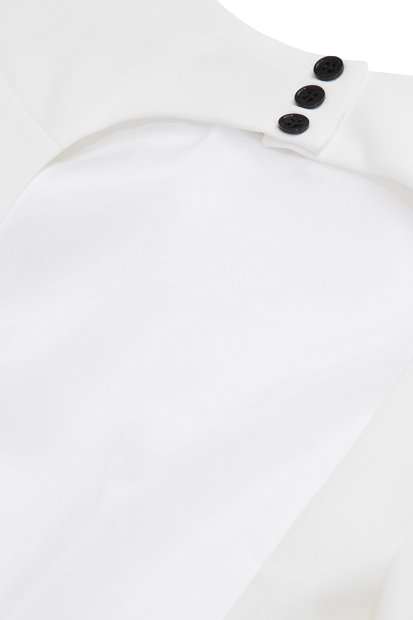 LONG-SLEEVED DRESS WITH FRILLS WHITE 7