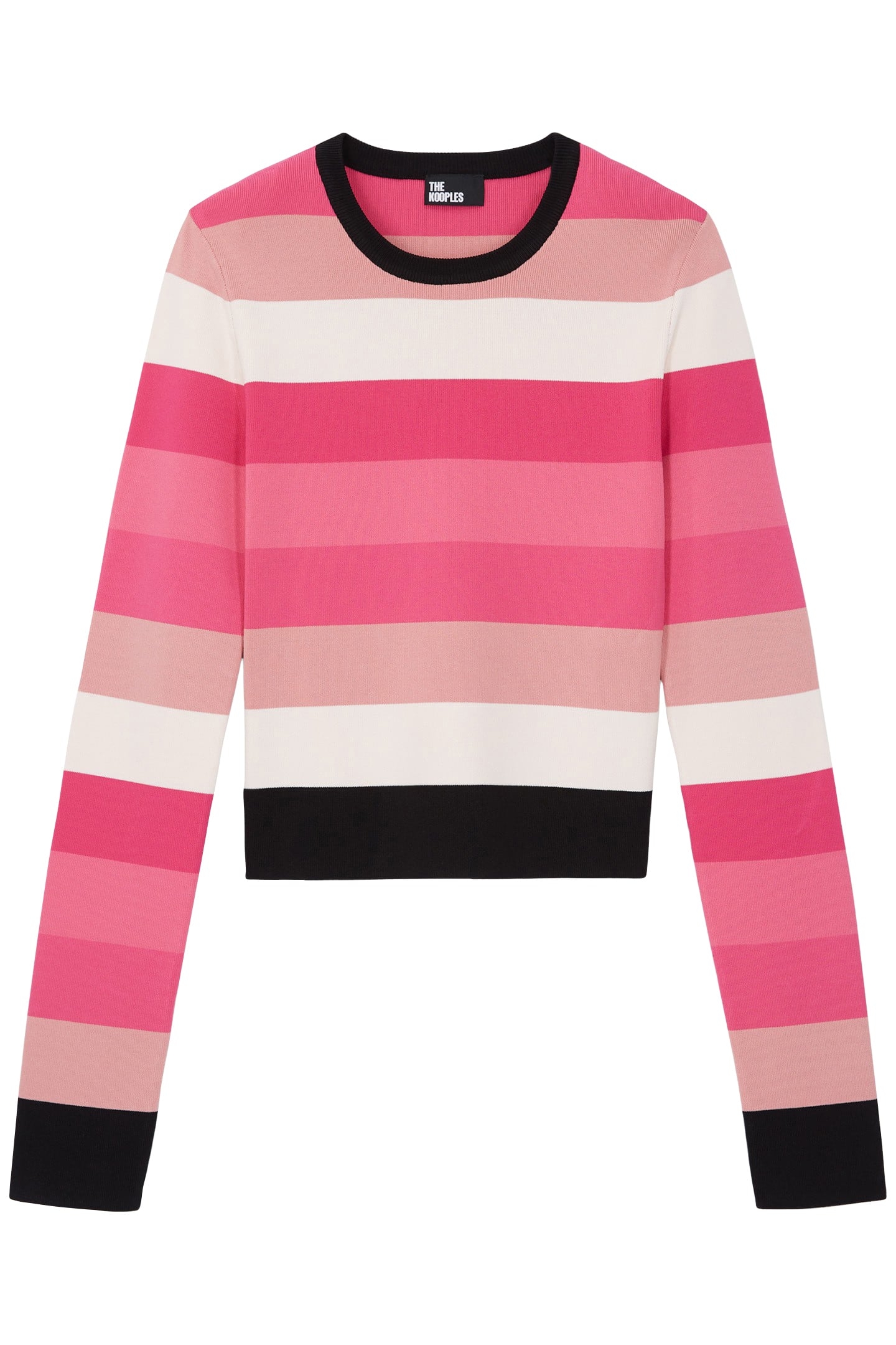 CROPPED SWEATER WITH PINK GRADIENT 4