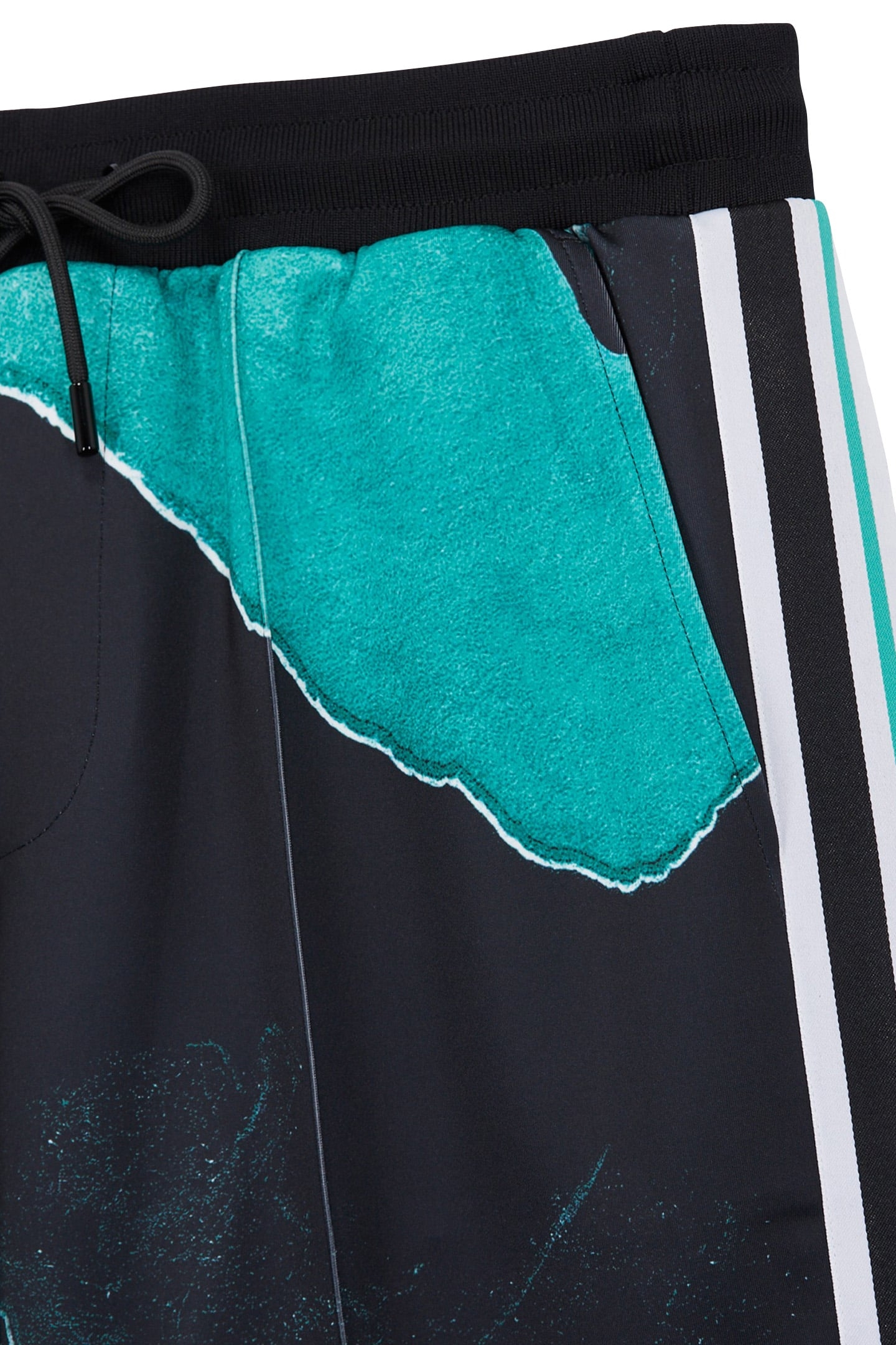 JOGGING MARBLE BLACK/GREEN 2