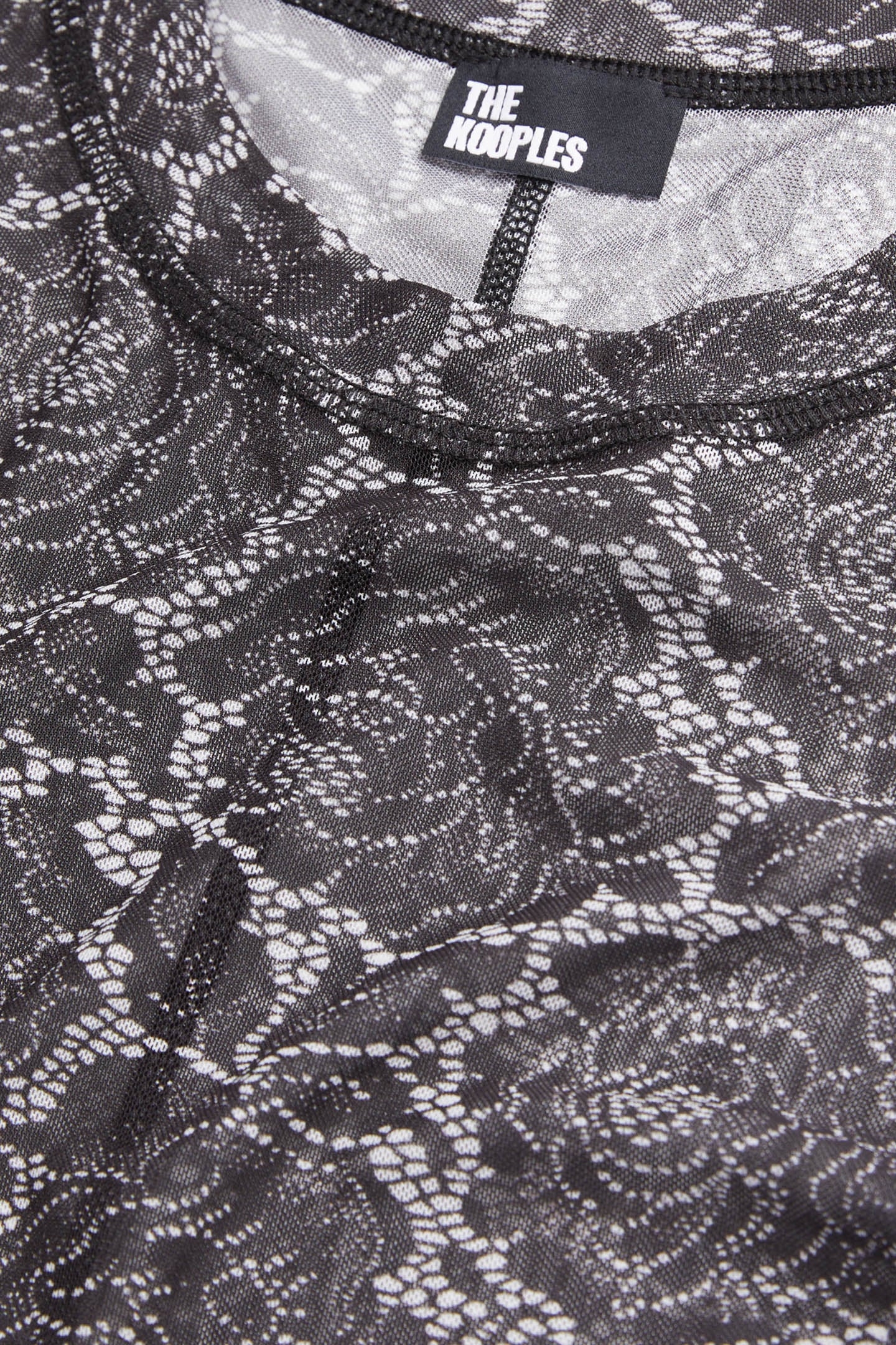 TOP EN MESH AVEC PRINT ALL OVER SNAKE BLACK 5
