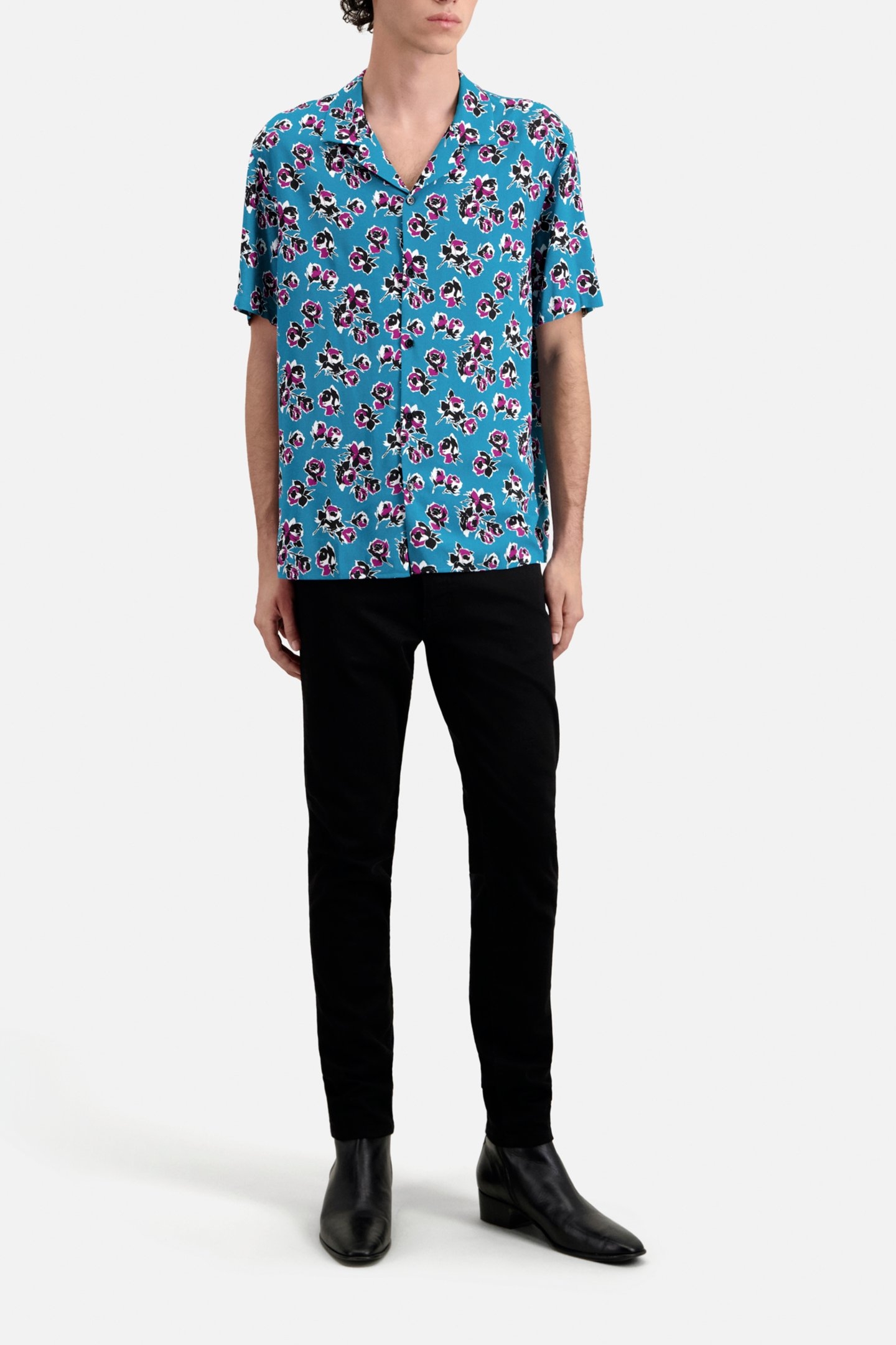 WAKO SHORT-SLEEVED SHIRT PINK-BLUE 6