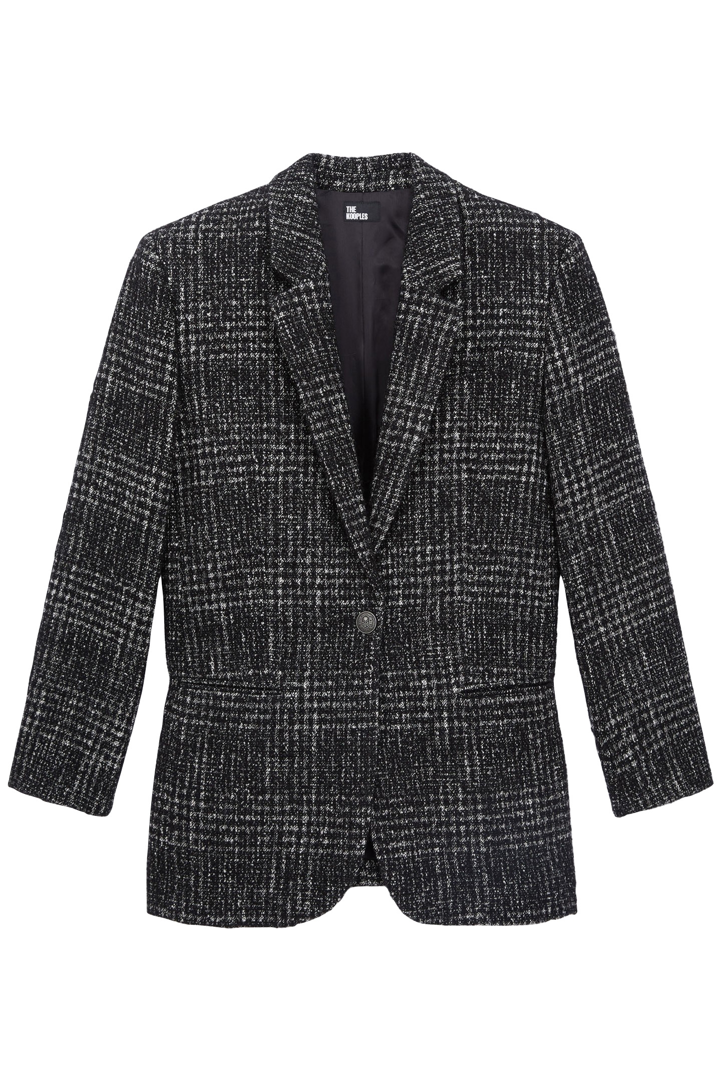 SUIT JACKET ONLY BLACK WHITE 4