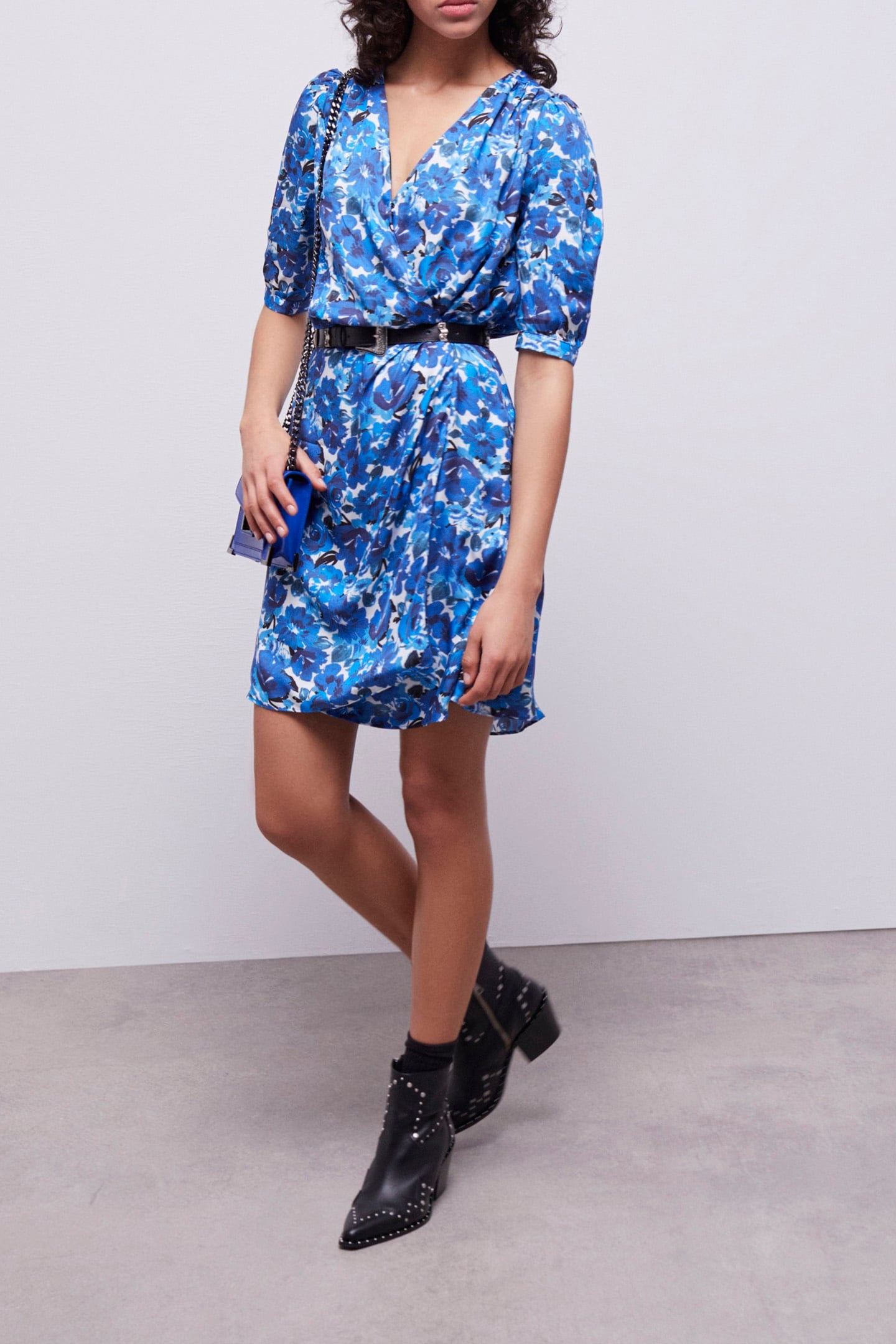 SHORT SLEEVE DRESS BLUE WHITE 4