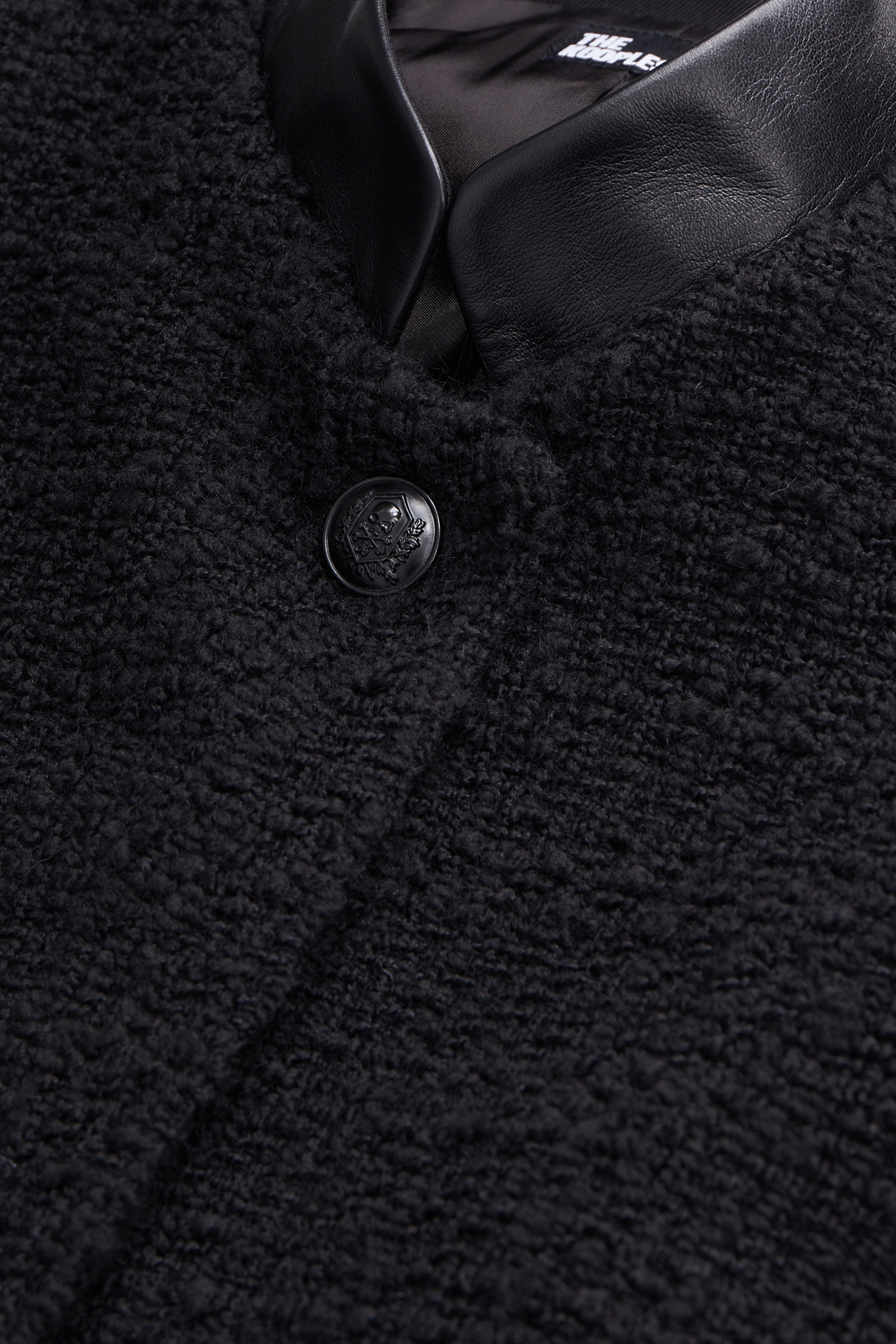 SHORT JACKET WITH OFFICE COLLAR BLACK 5