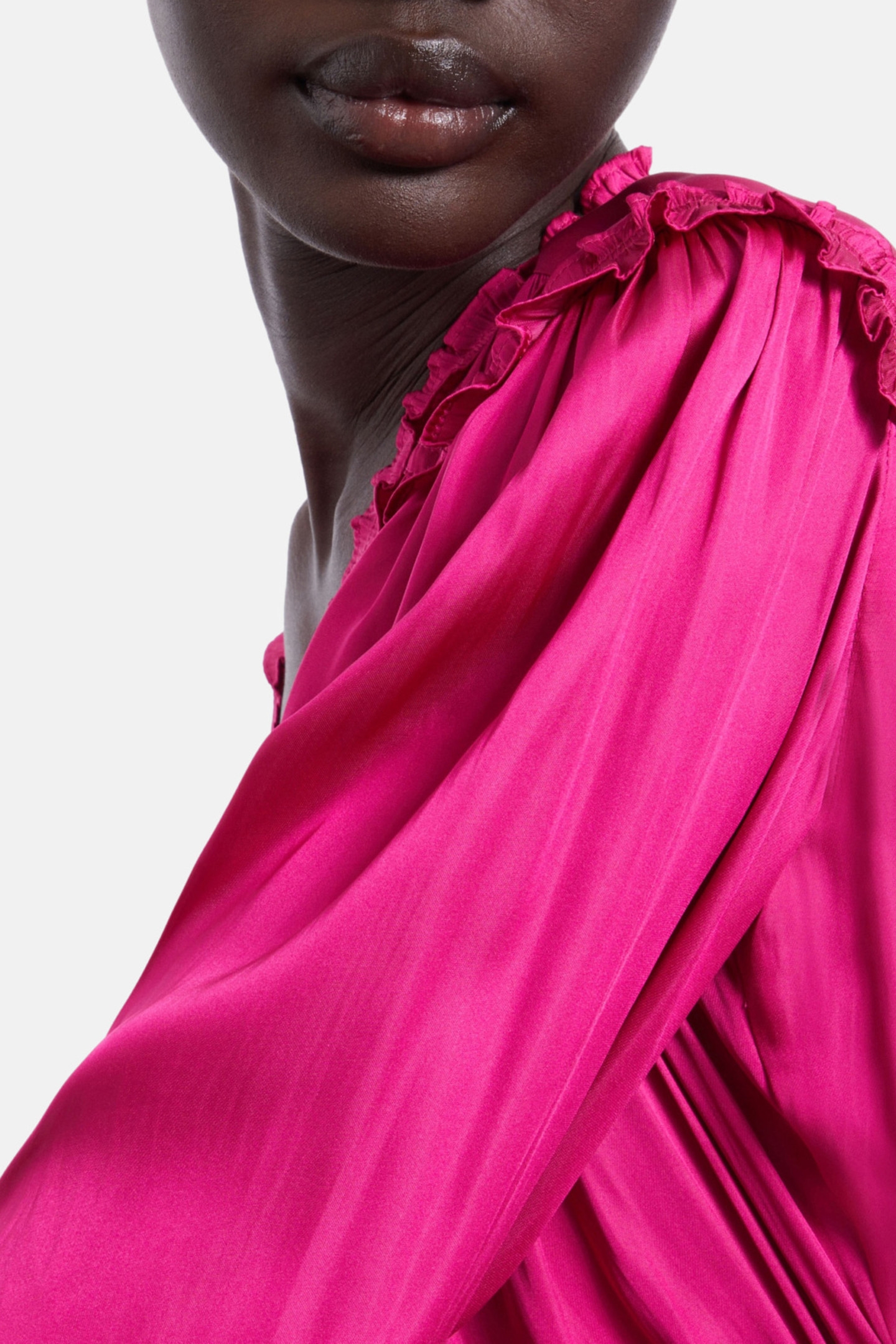 SHORT PLEATED DRESS PINK 6