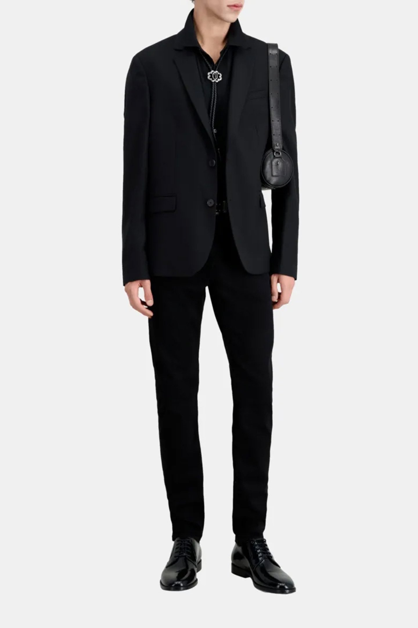 CLASSIC SINGLE-BREASTED SUIT JACKET BLACK 2