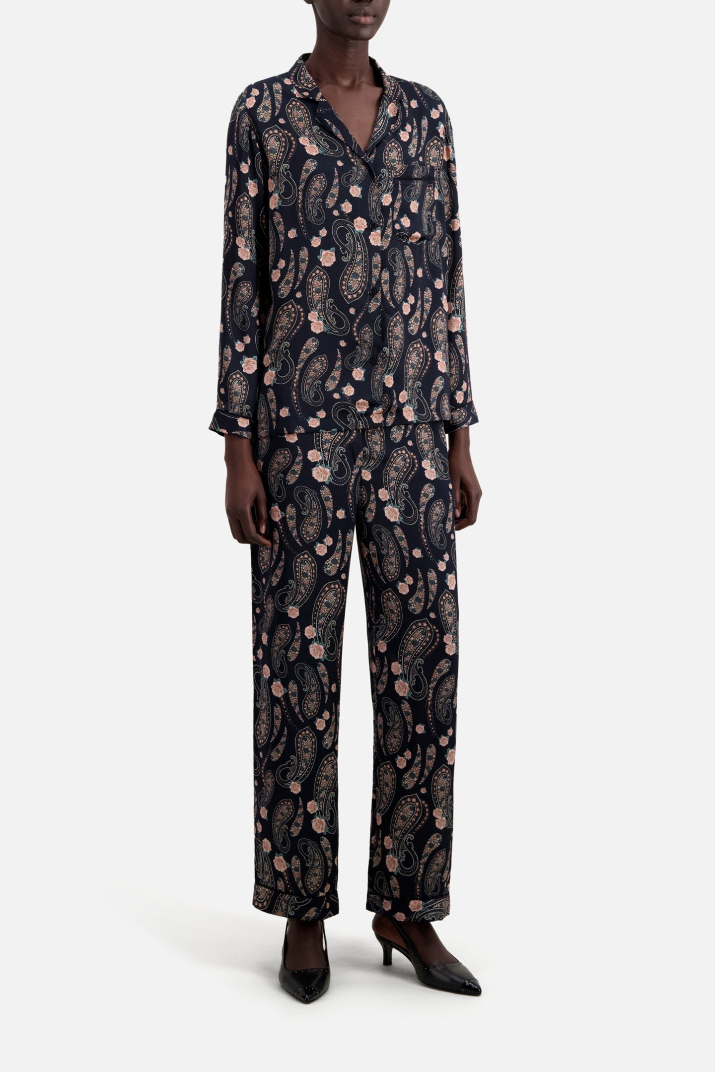 LONG SLEEVE SHIRT BLACK/PINK 5