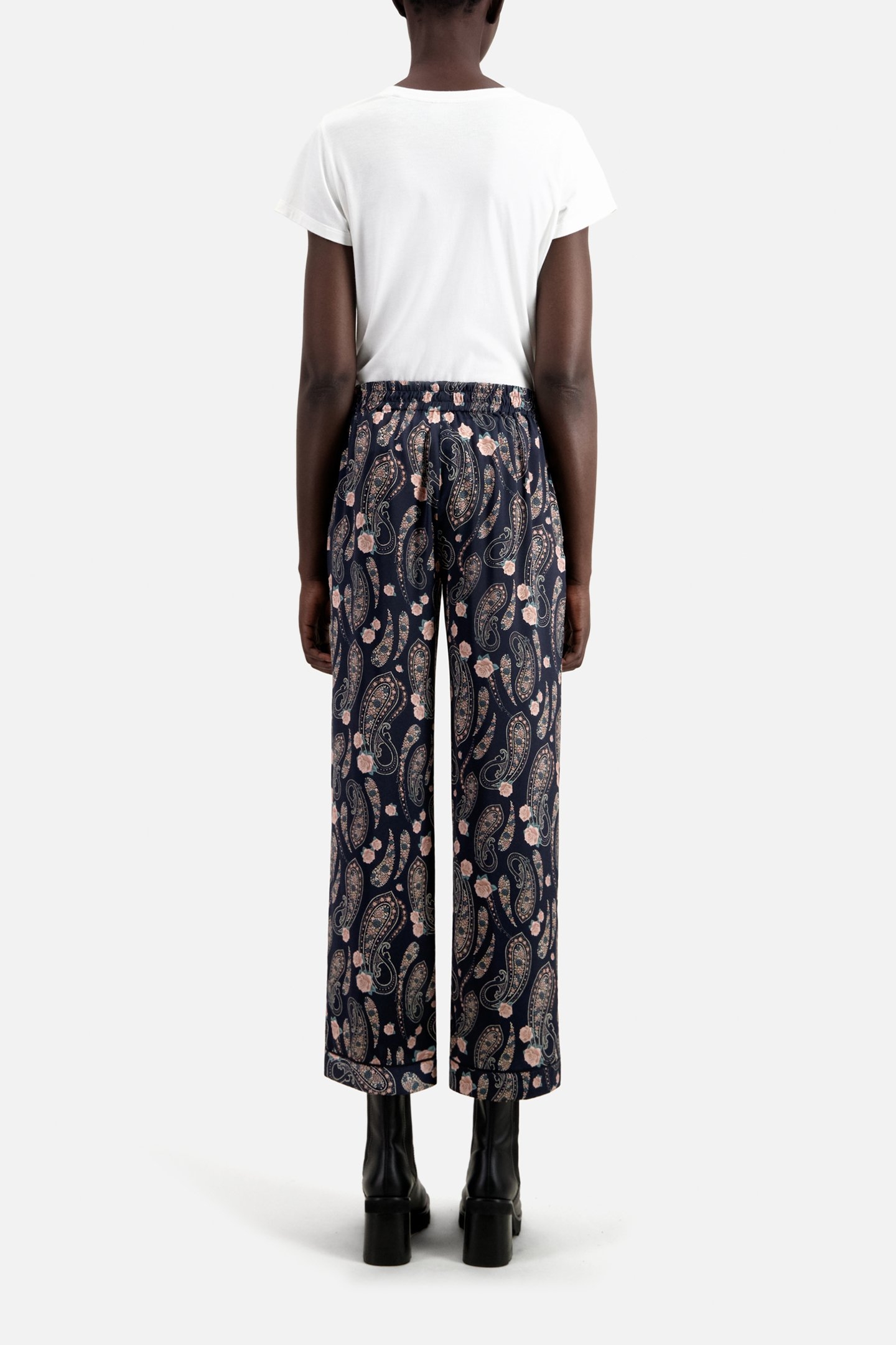 LOOSE PANTS BLACK/PINK 3