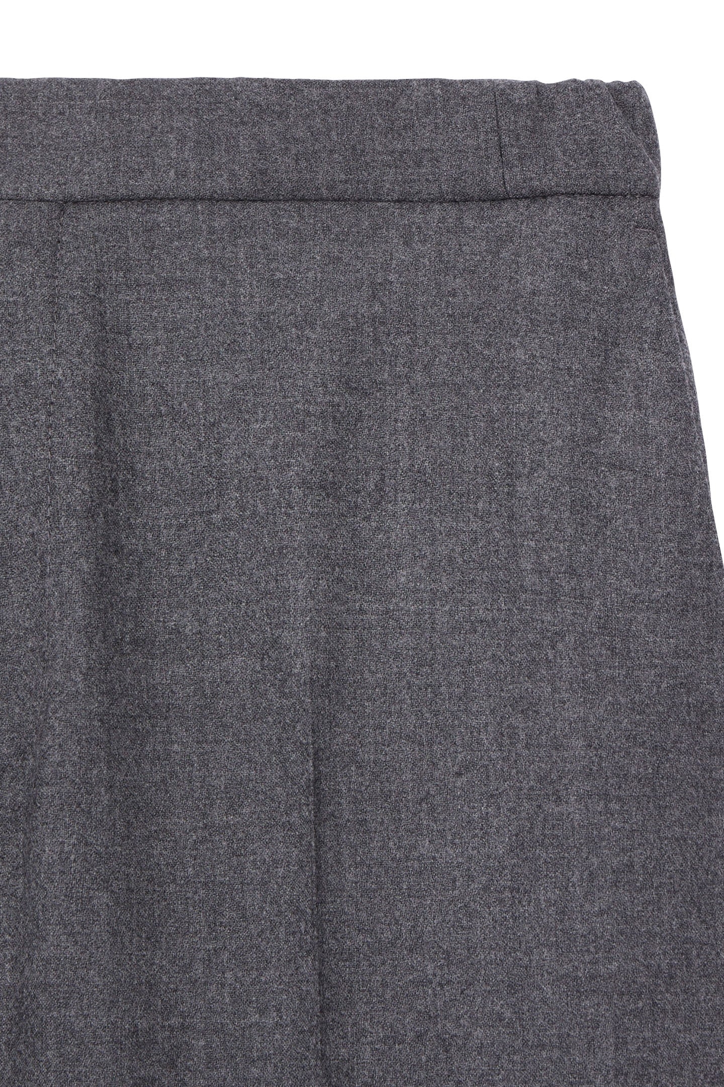 SEMI-ELASTIC FLANNEL SUIT TROUSERS GREY 6
