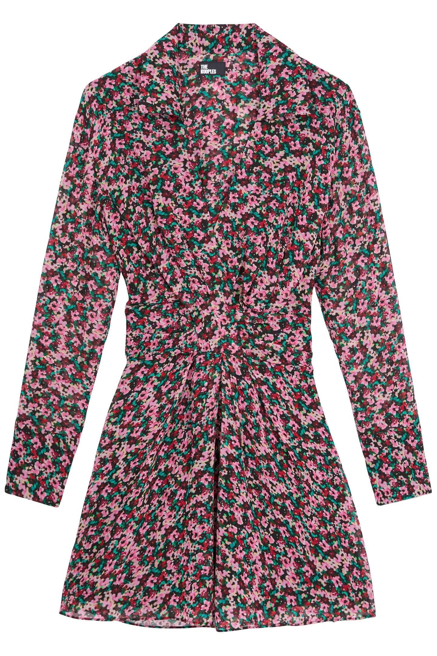 SHORT DRESS TIED IN FRONT MULTICOLOR 4