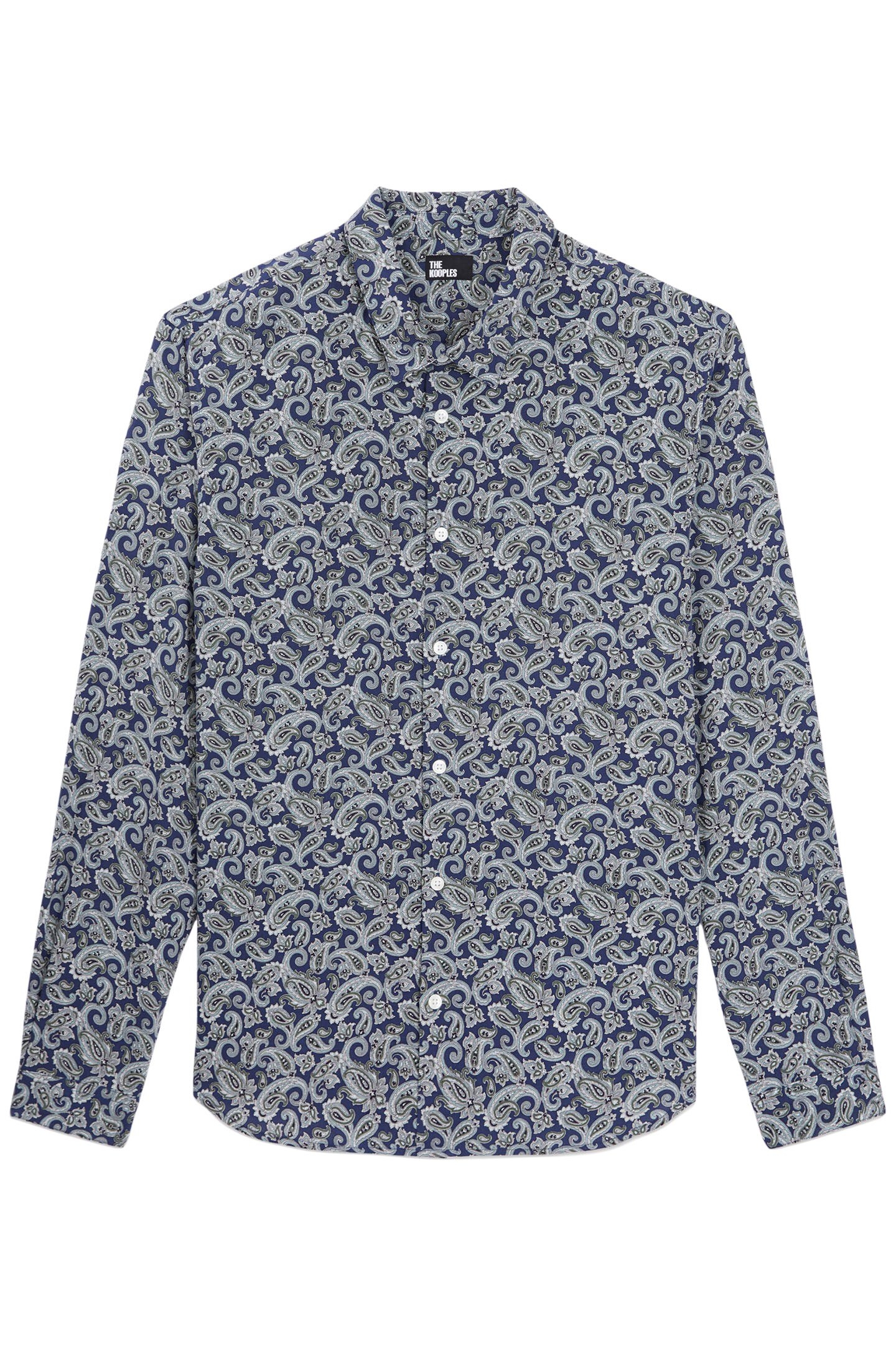 LONG SLEEVE SHIRT WITH CLASSIC COLLAR NAVY/BLUE 4