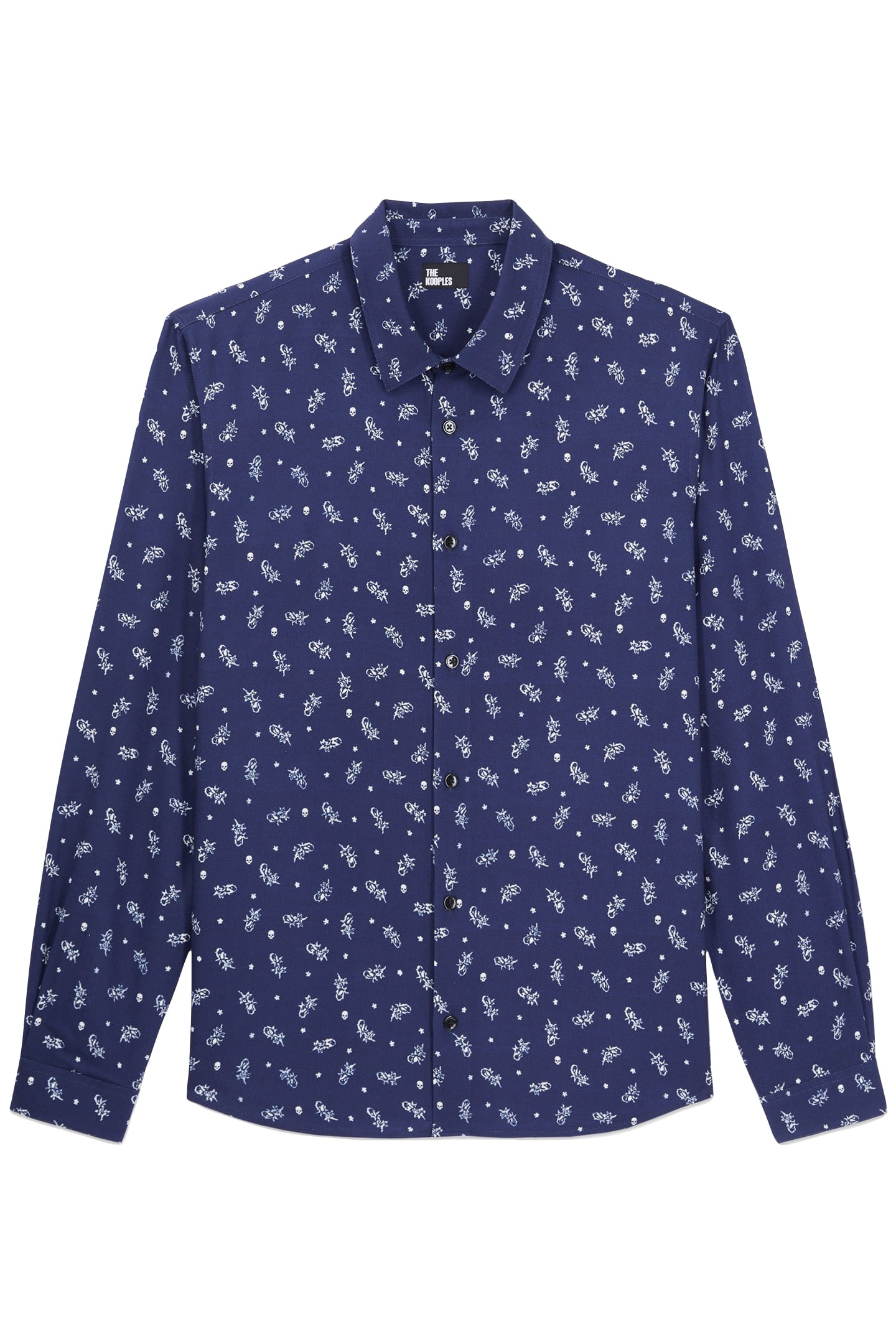 LONG SLEEVE SHIRT WHITE/NAVY 4