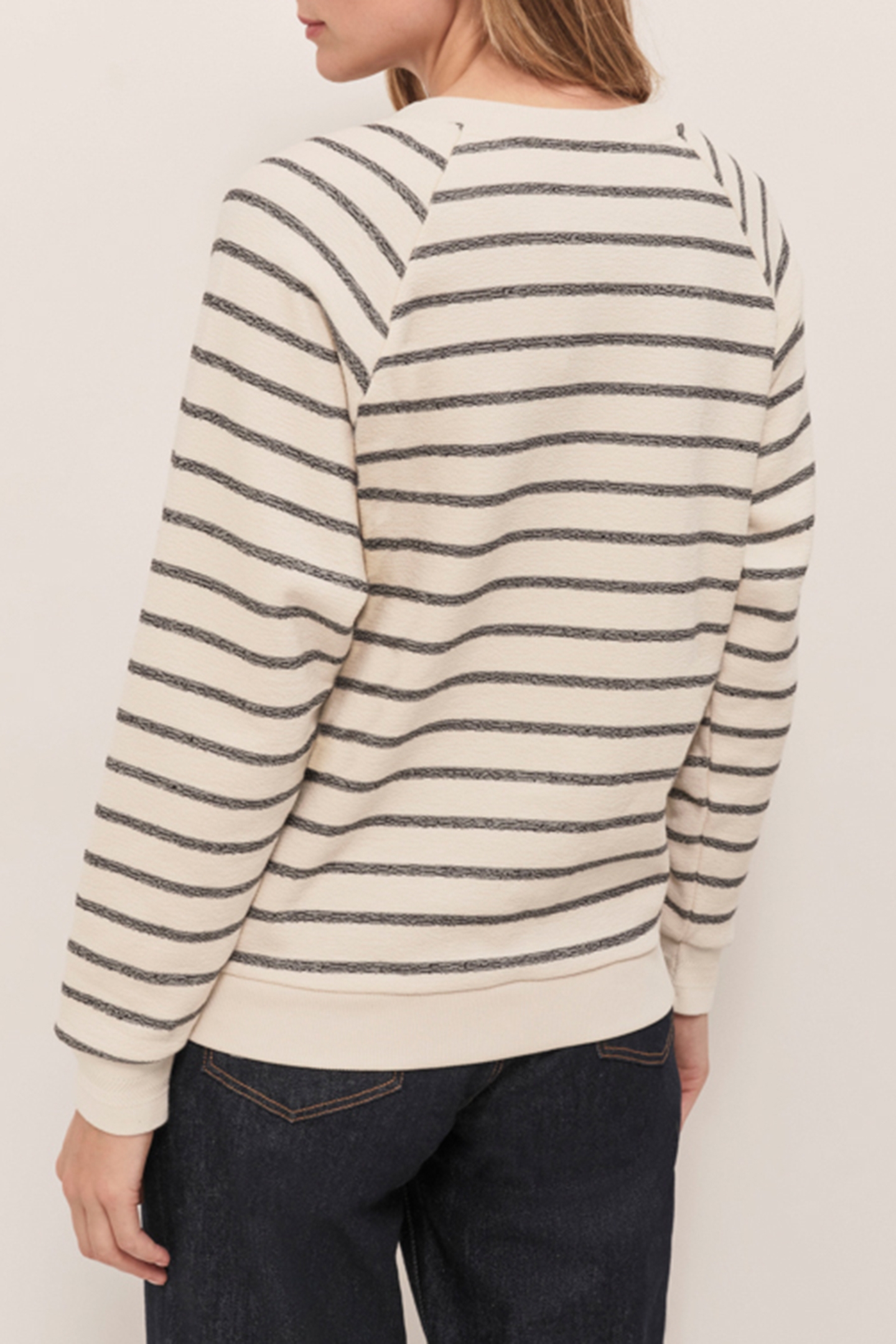 MARCEAU - ECRU SWEATSHIRT WITH SAILOR-STYLE EMBROIDERY AND D 2