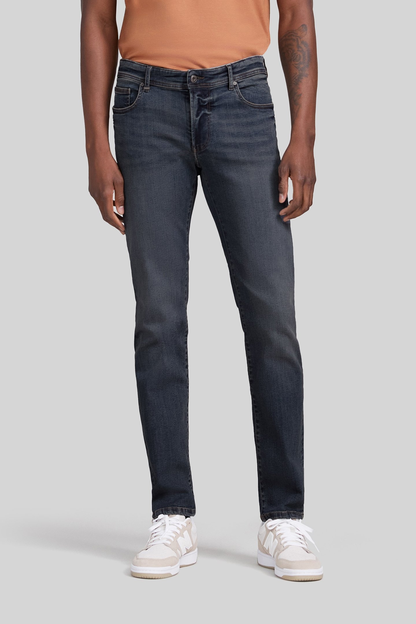 STEEL WATERLESS DIRTY FADED SLIM JEANS 1