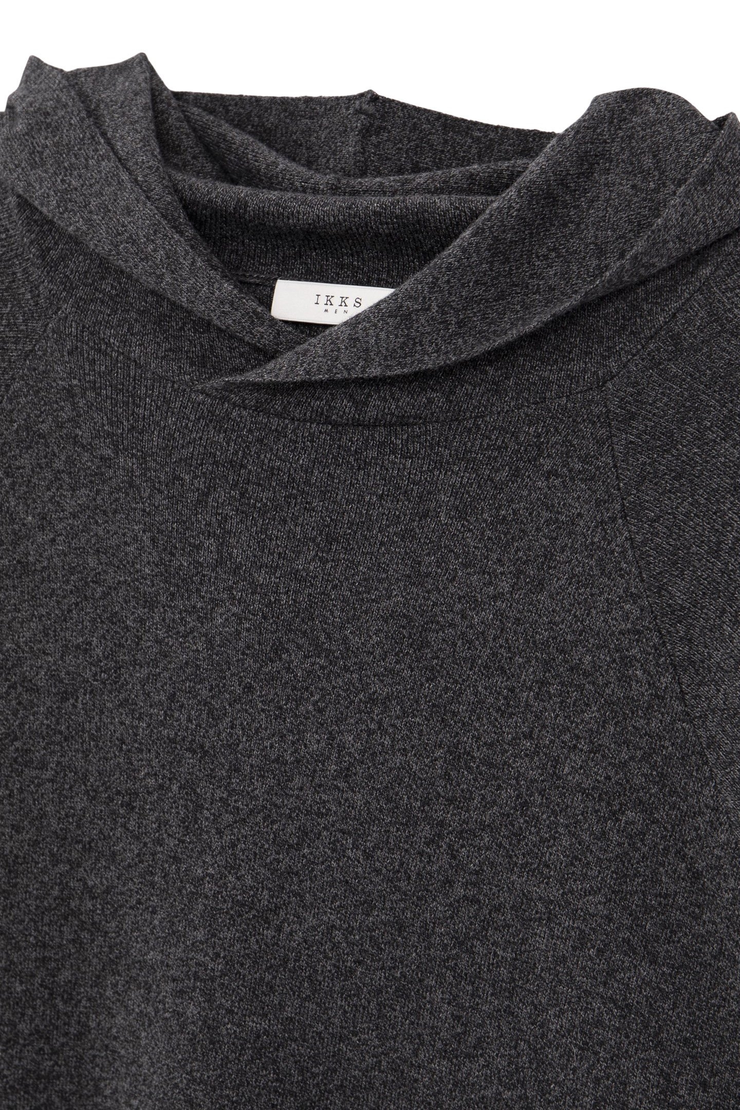 DRY FAST HOODED GRAPHITE KNIT SWEATER 7