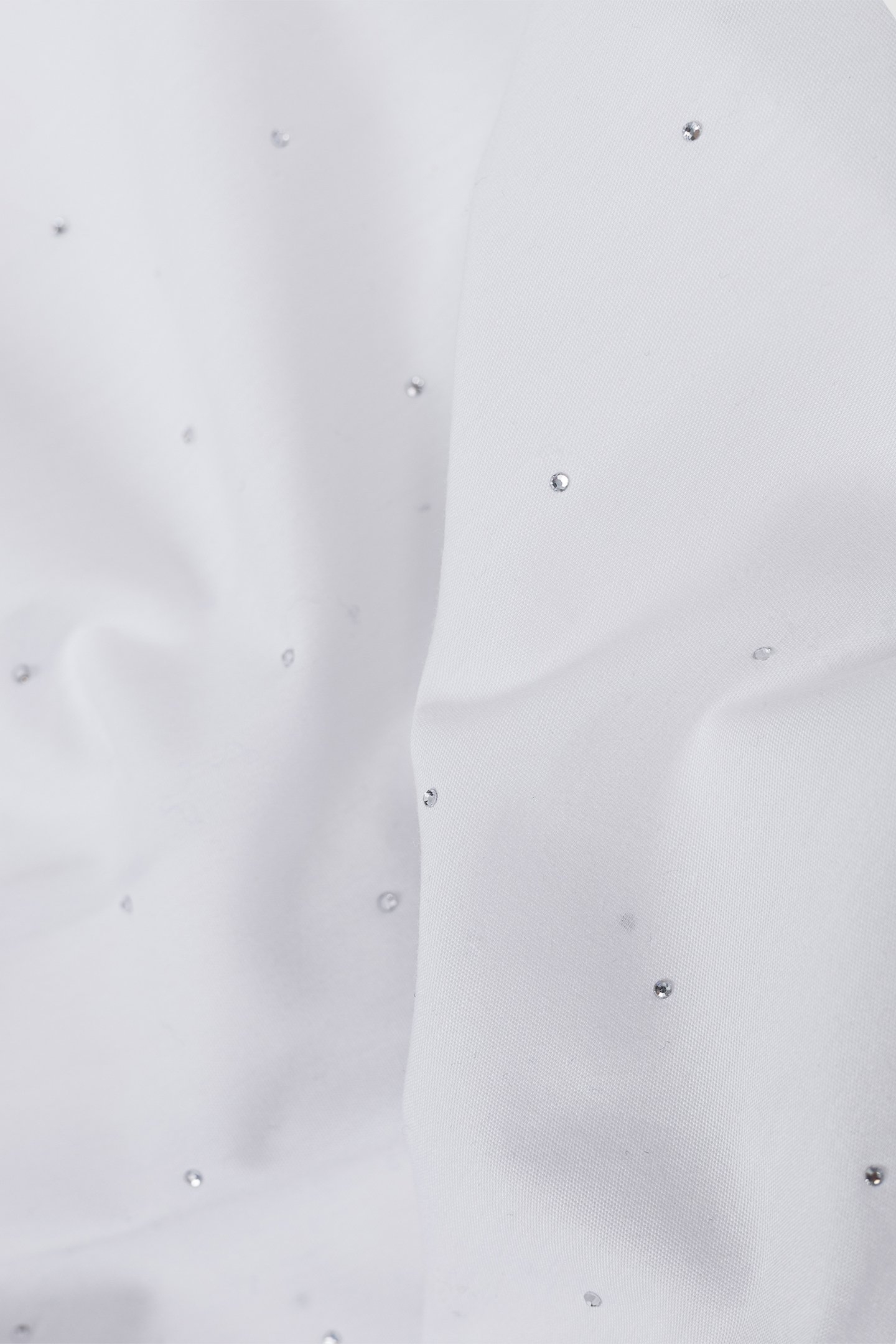 ALL-OVER WHITE RHINESTONE SHIRT 7