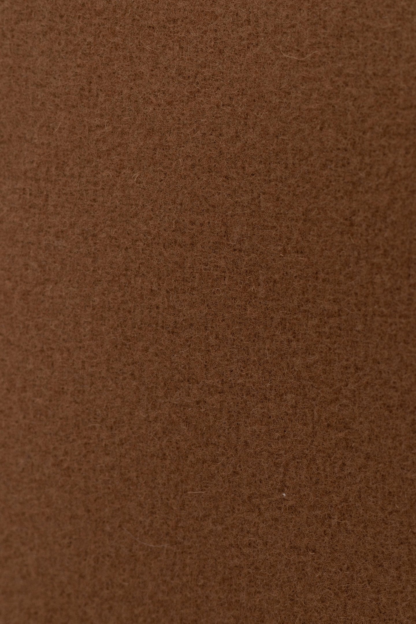 LONG CAMEL PEA COAT WITH STITCHED NYLON DETAILS 4