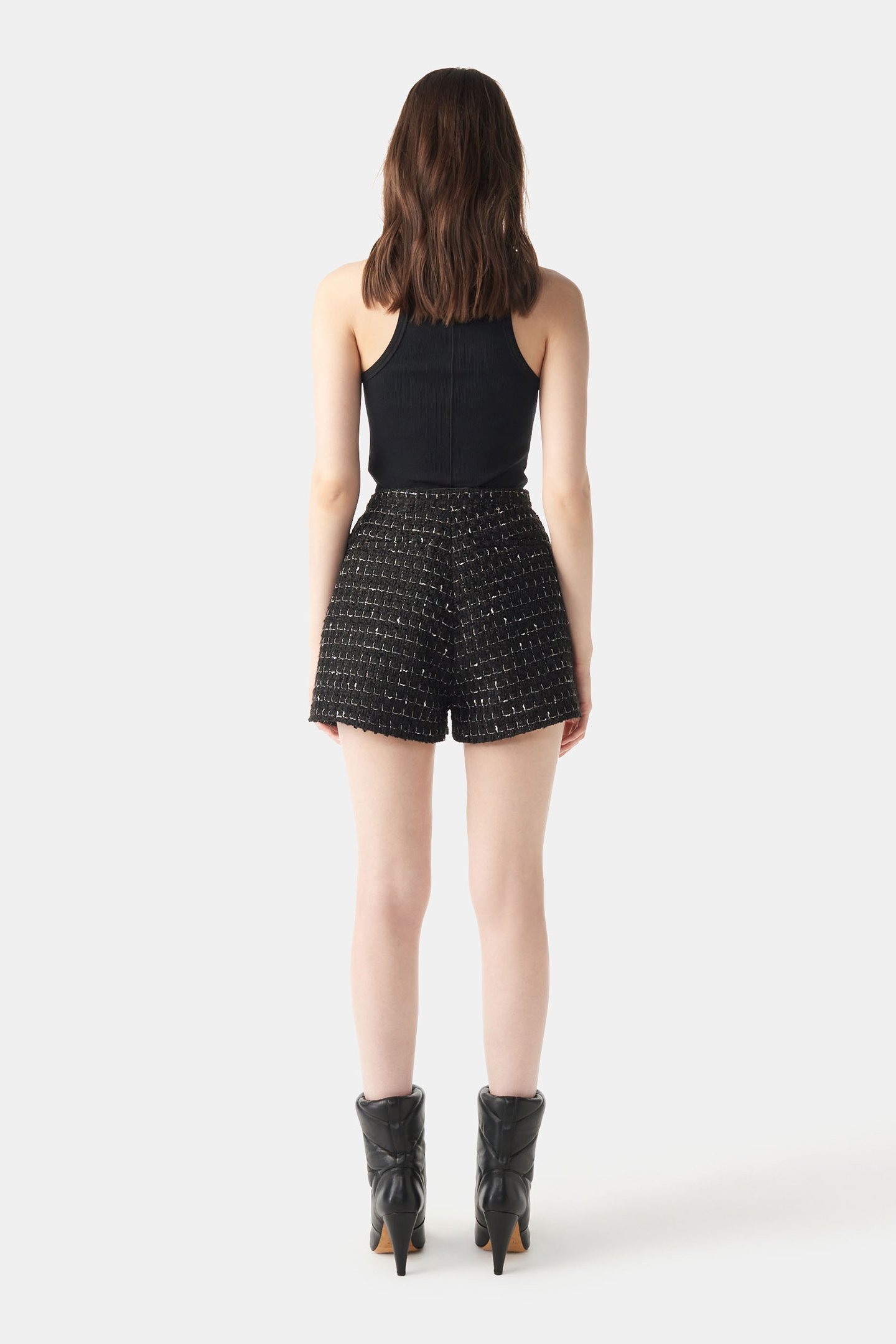 AZALEE SHORT BLACK/WHITE 4