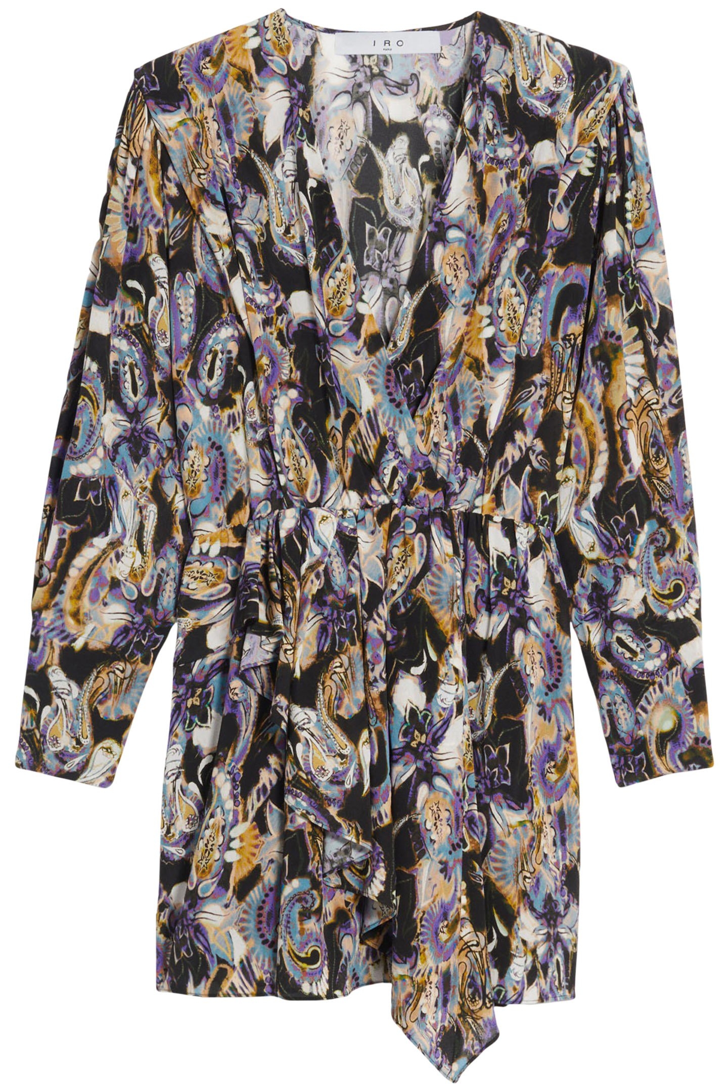 DAMIE DRESS BLACK/PURPLE 4