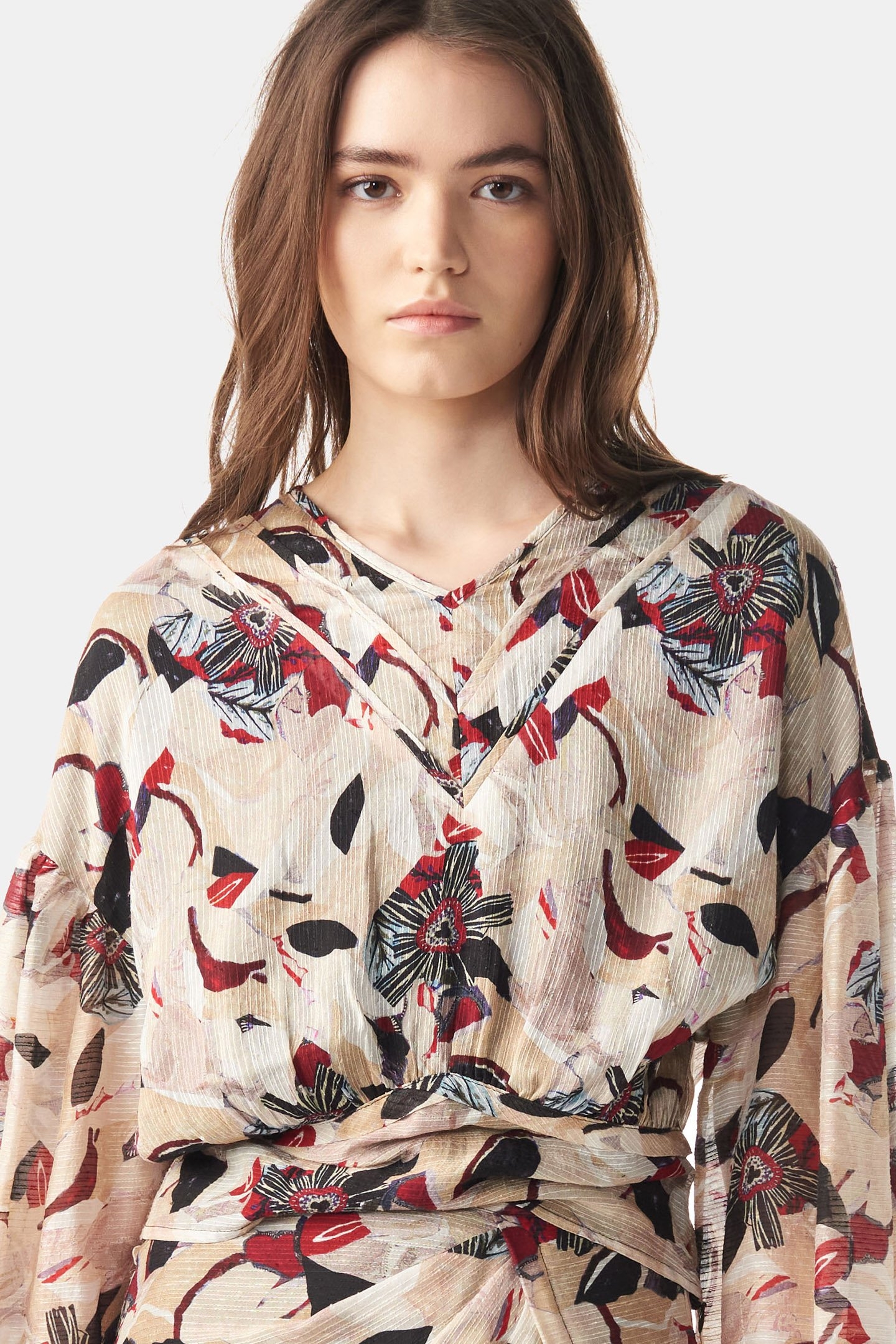 DUNNA TOP BEIGE MULTICO 4