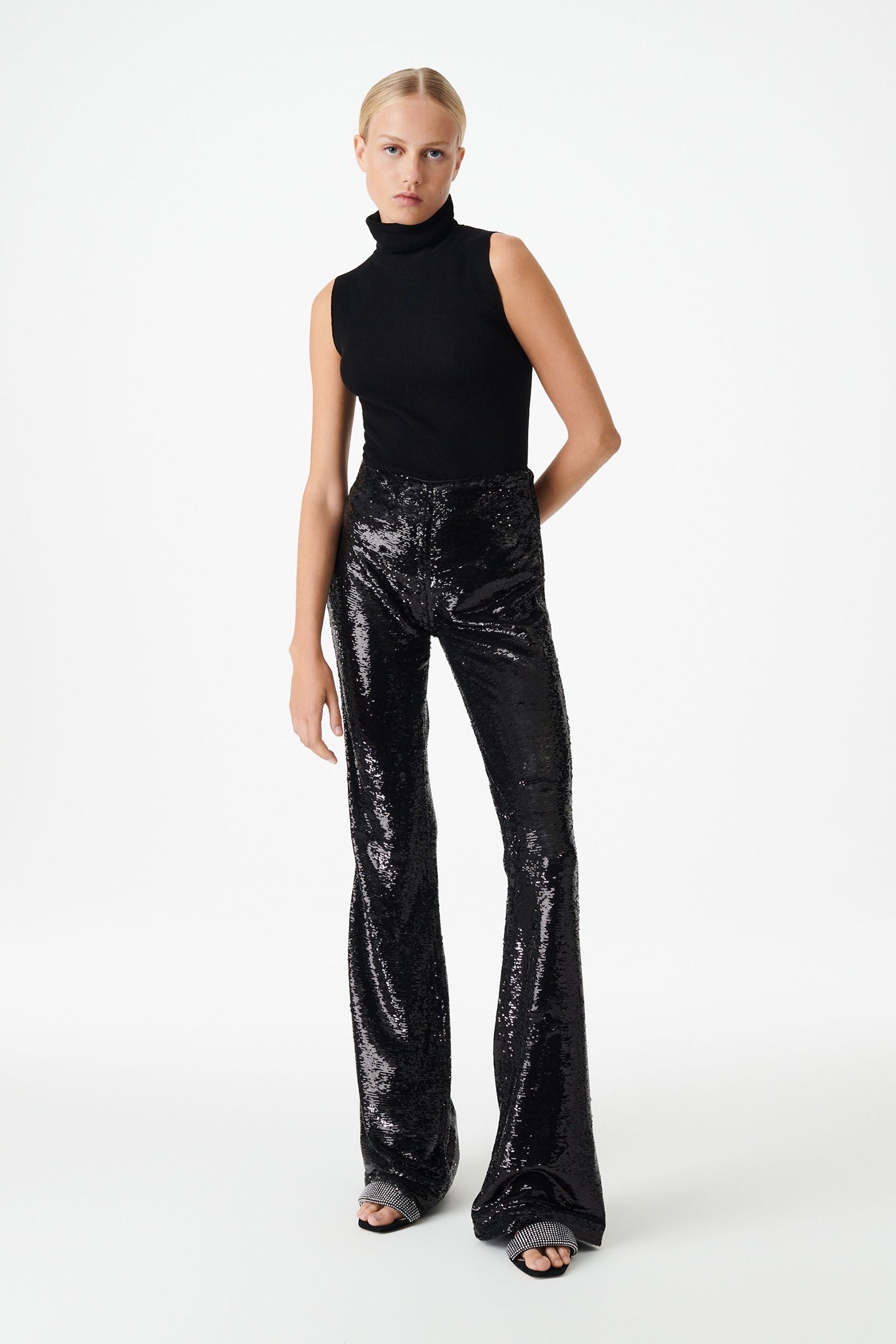 CHARLIN TROUSER BLACK SEQUINS 3