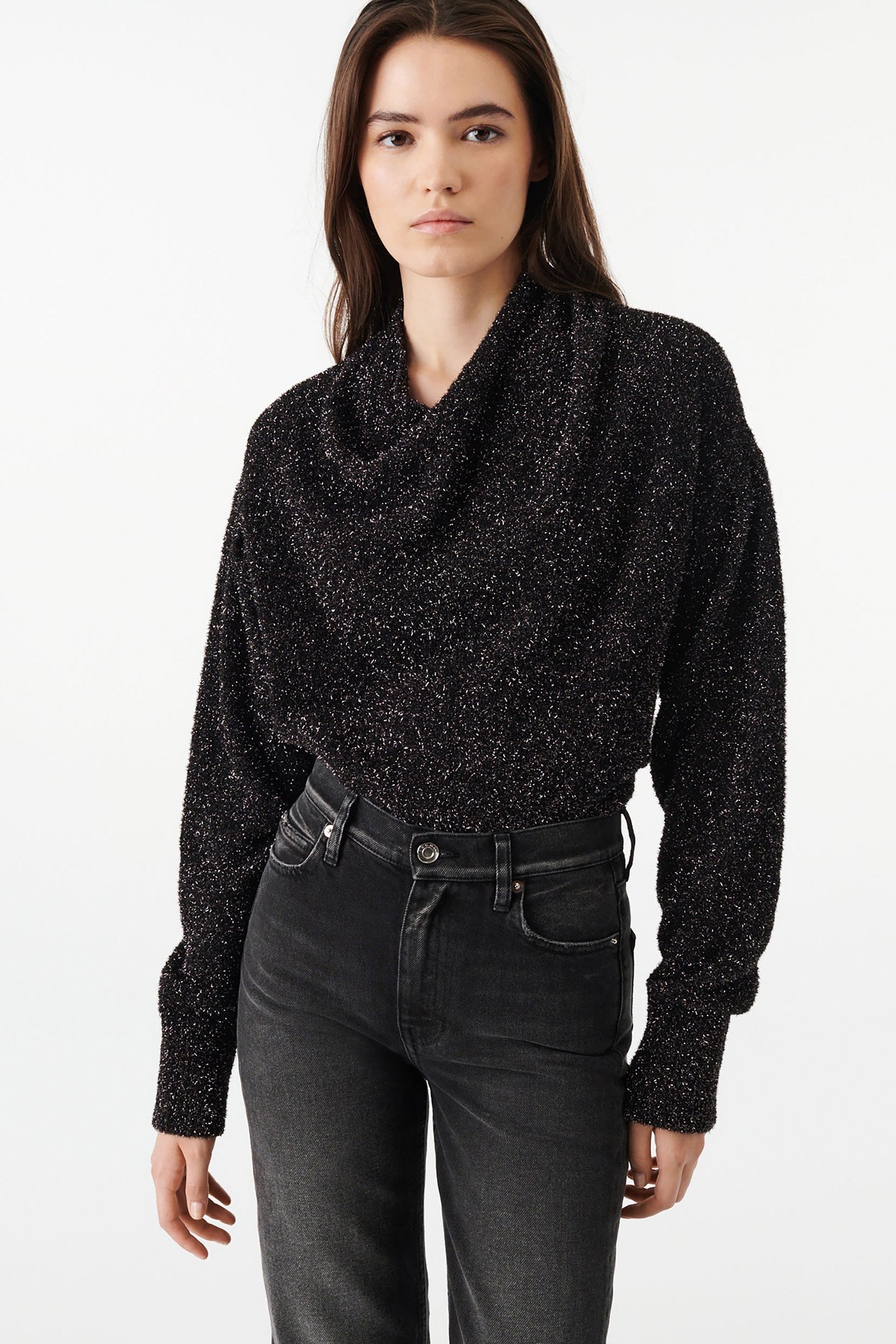 CLERVY PULLOVER BLACK/SILVER 1