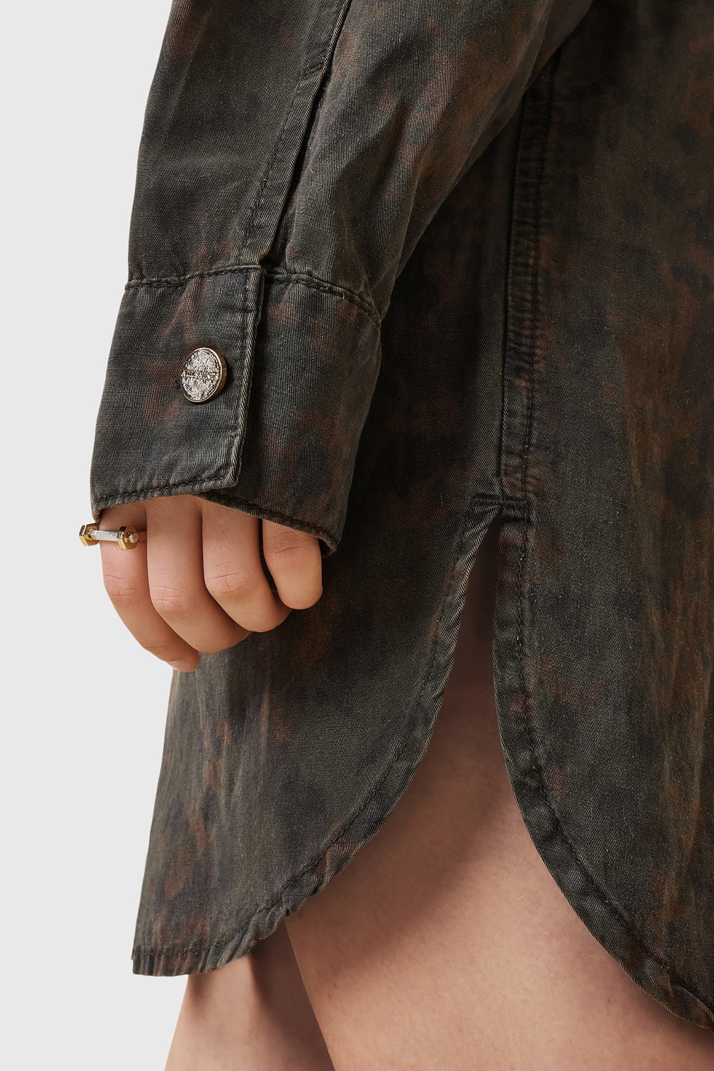 FAYE SHACKET DRESS STYX LEO GREEN 7