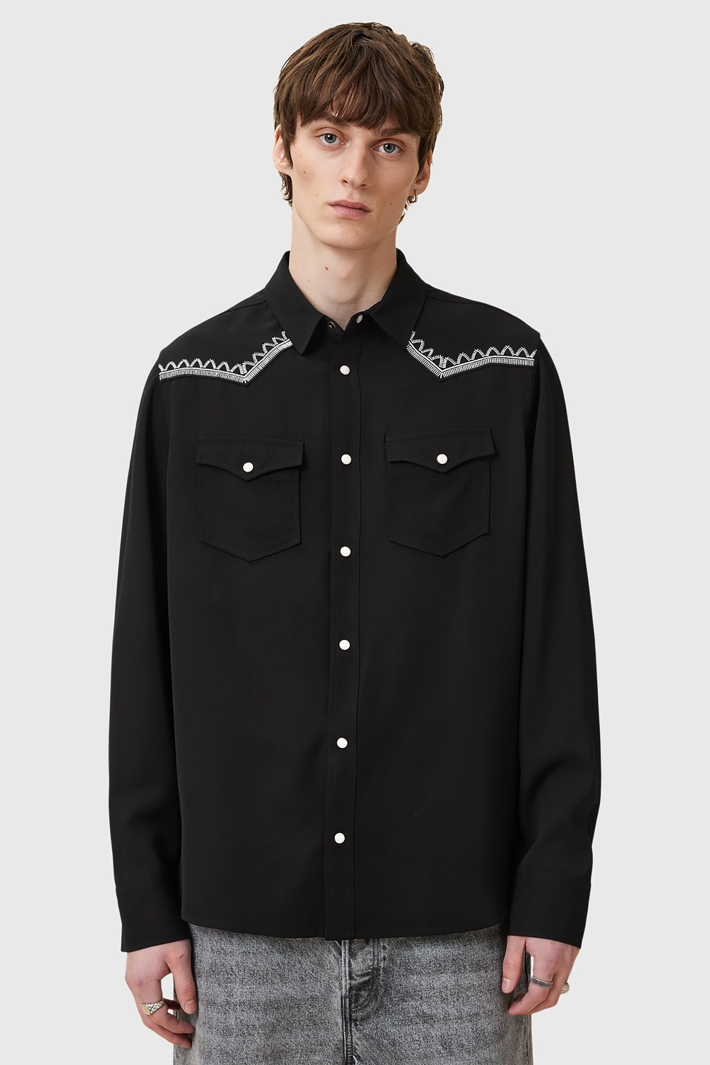 DALLIN LS SHIRT BLACK 1